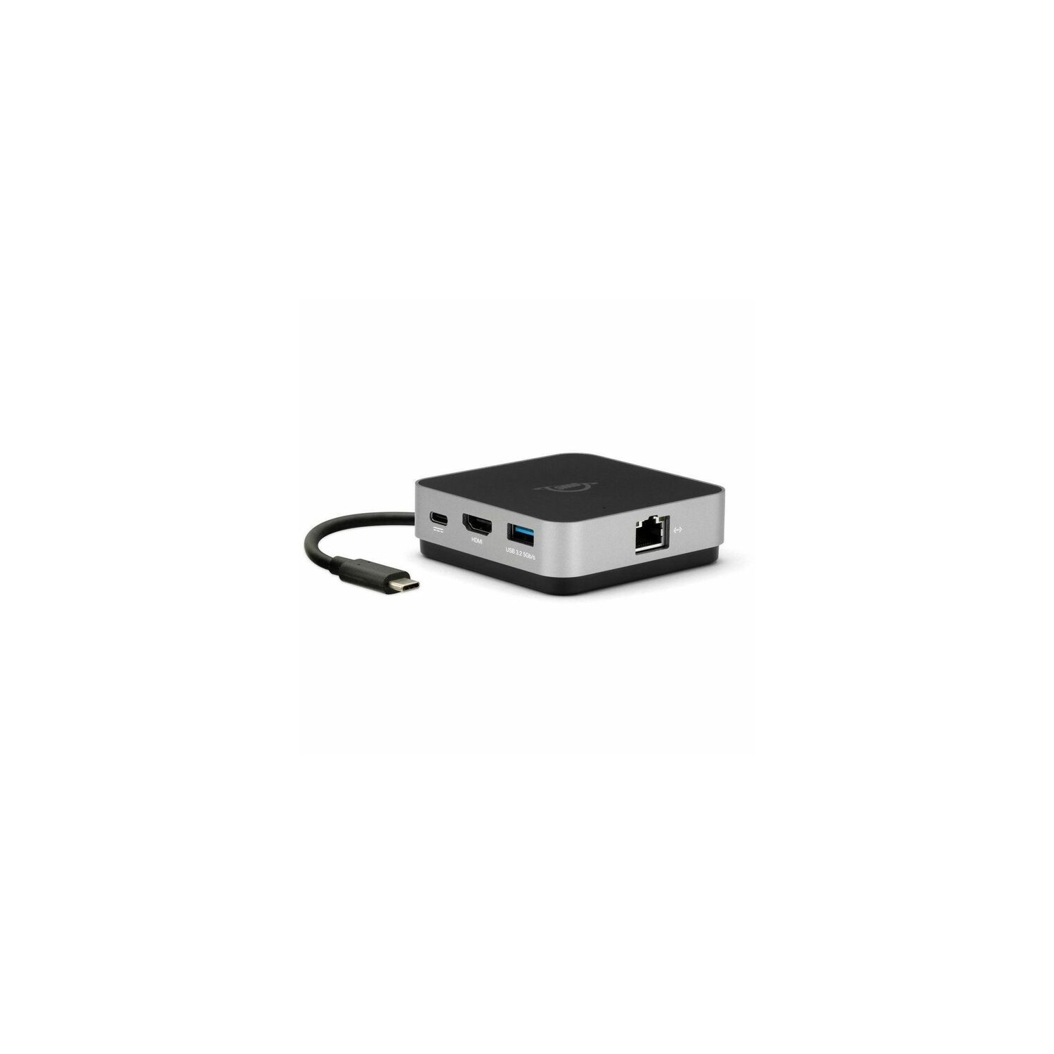 OWC USB-C Travel Dock E, 6 Port, Bus-Powered, USB Type-C 100W Pass Through, One 4K Display, USB 3.2 Type-A, HDMI, SD Card, Gigabit Ethernet,