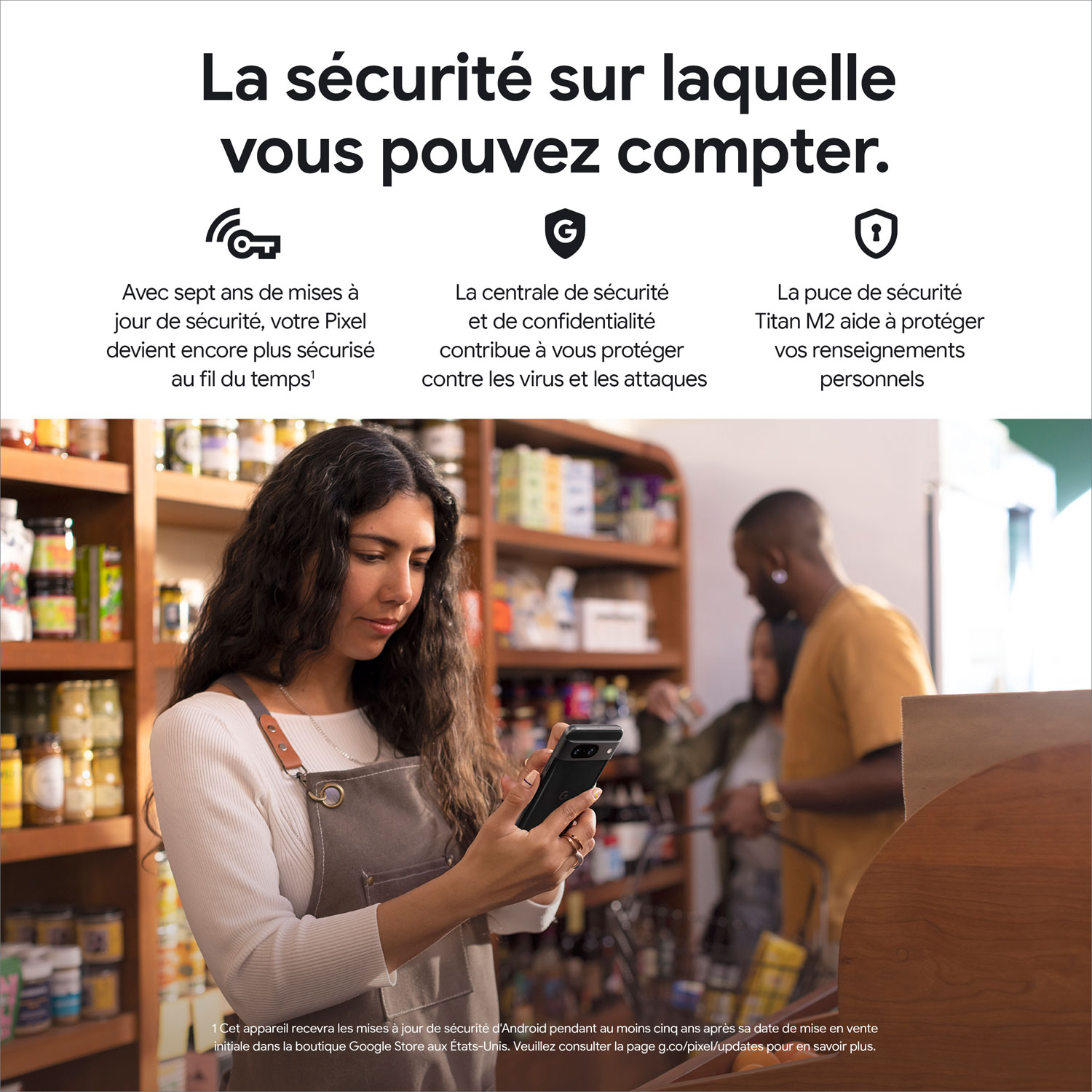 Pixel 8 de 256 Go de Google avec Freedom Mobile - Rose - Paiement Balance mensuel