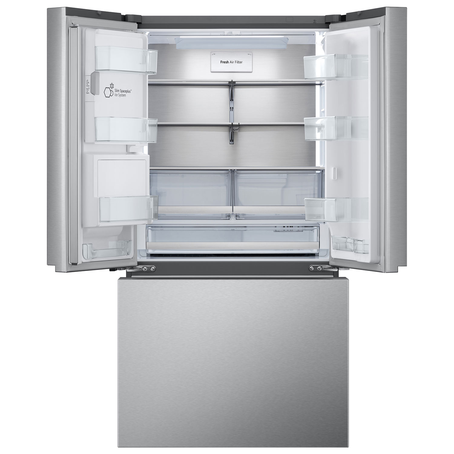 LG 36" 31 Cu. Ft. French Door Refrigerator w/ Water & Ice Dispenser - Smudge Proof Stainless Steel