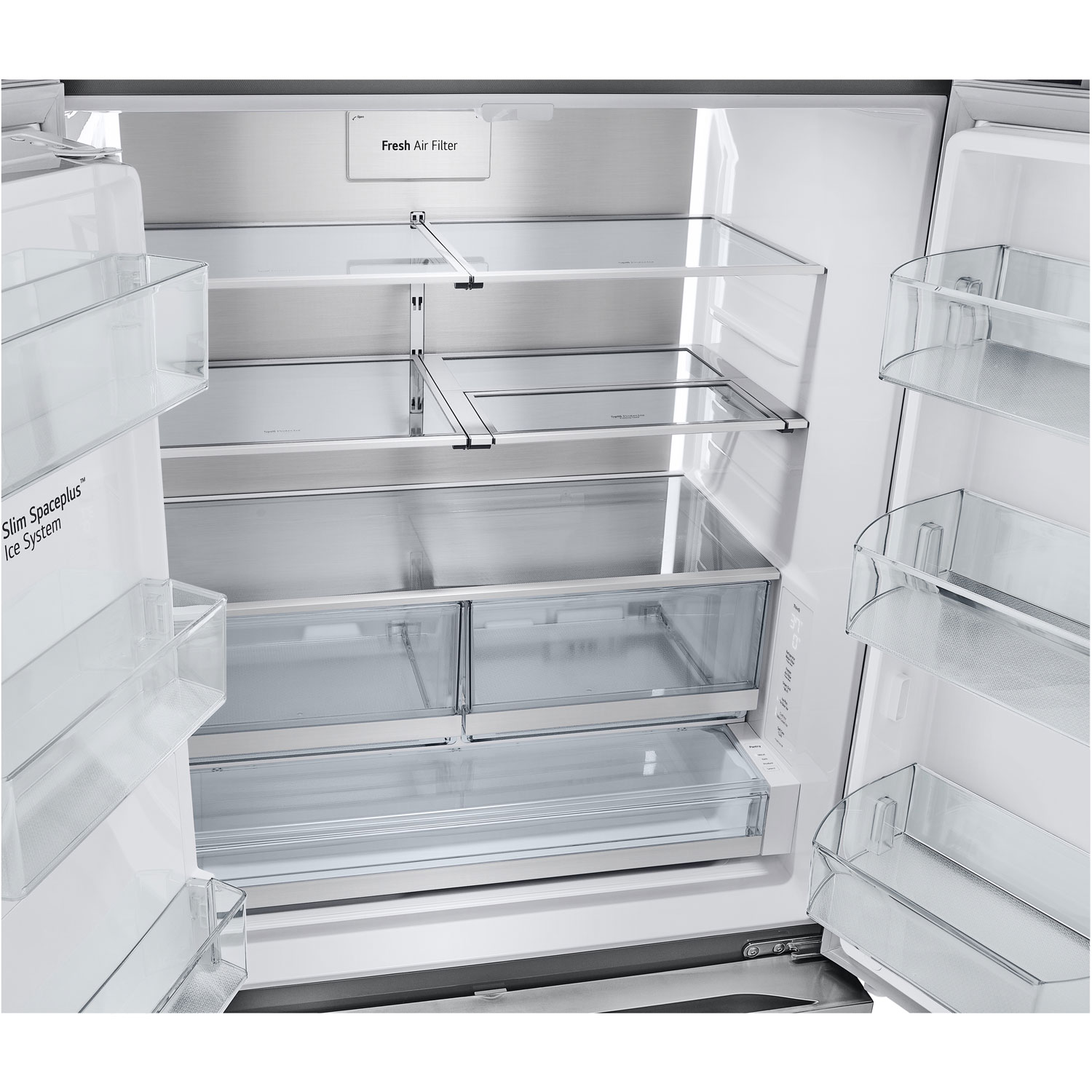 LG 36" 31 Cu. Ft. French Door Refrigerator w/ Water & Ice Dispenser - Smudge Proof Stainless Steel