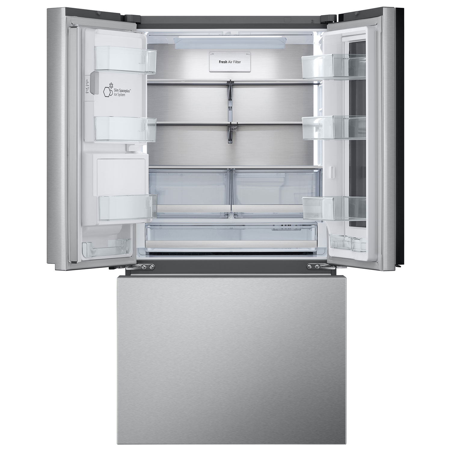 LG 36" 31 Cu. Ft. French Door Refrigerator w/ Water & Ice Dispenser - Smudge Proof Stainless Steel