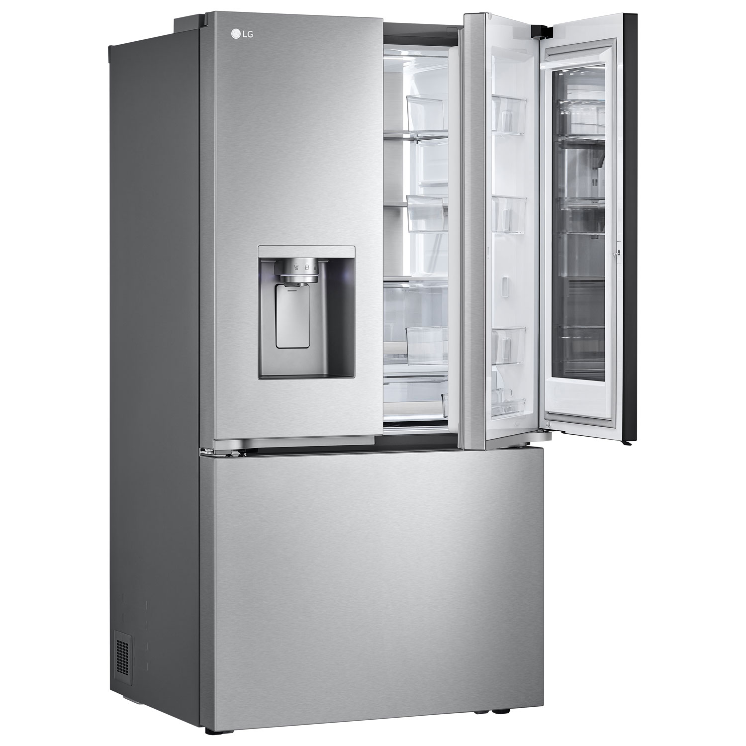 LG 36" 31 Cu. Ft. French Door Refrigerator w/ Water & Ice Dispenser - Smudge Proof Stainless Steel