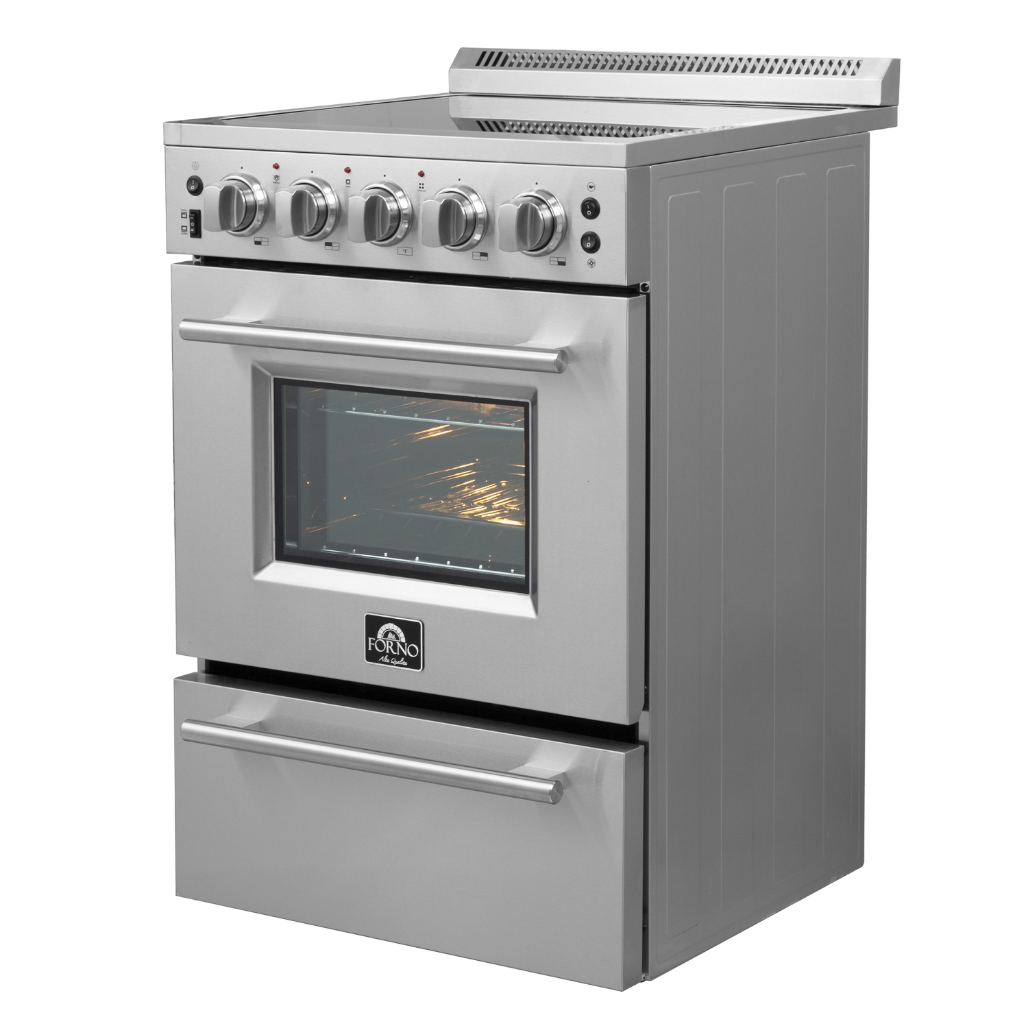 Cuisinière électrique autonome de 24&nbsp;po de Forno Loiano