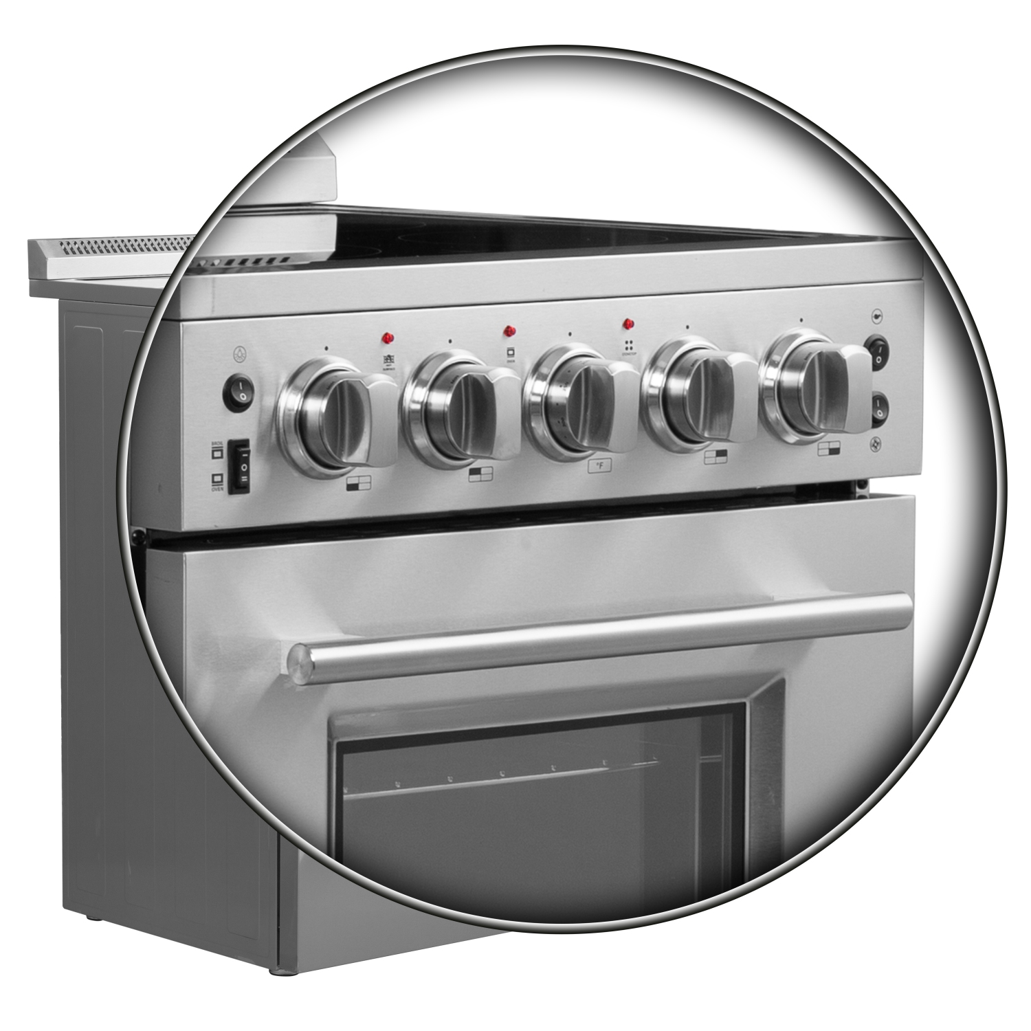 Cuisinière électrique autonome de 24&nbsp;po de Forno Loiano