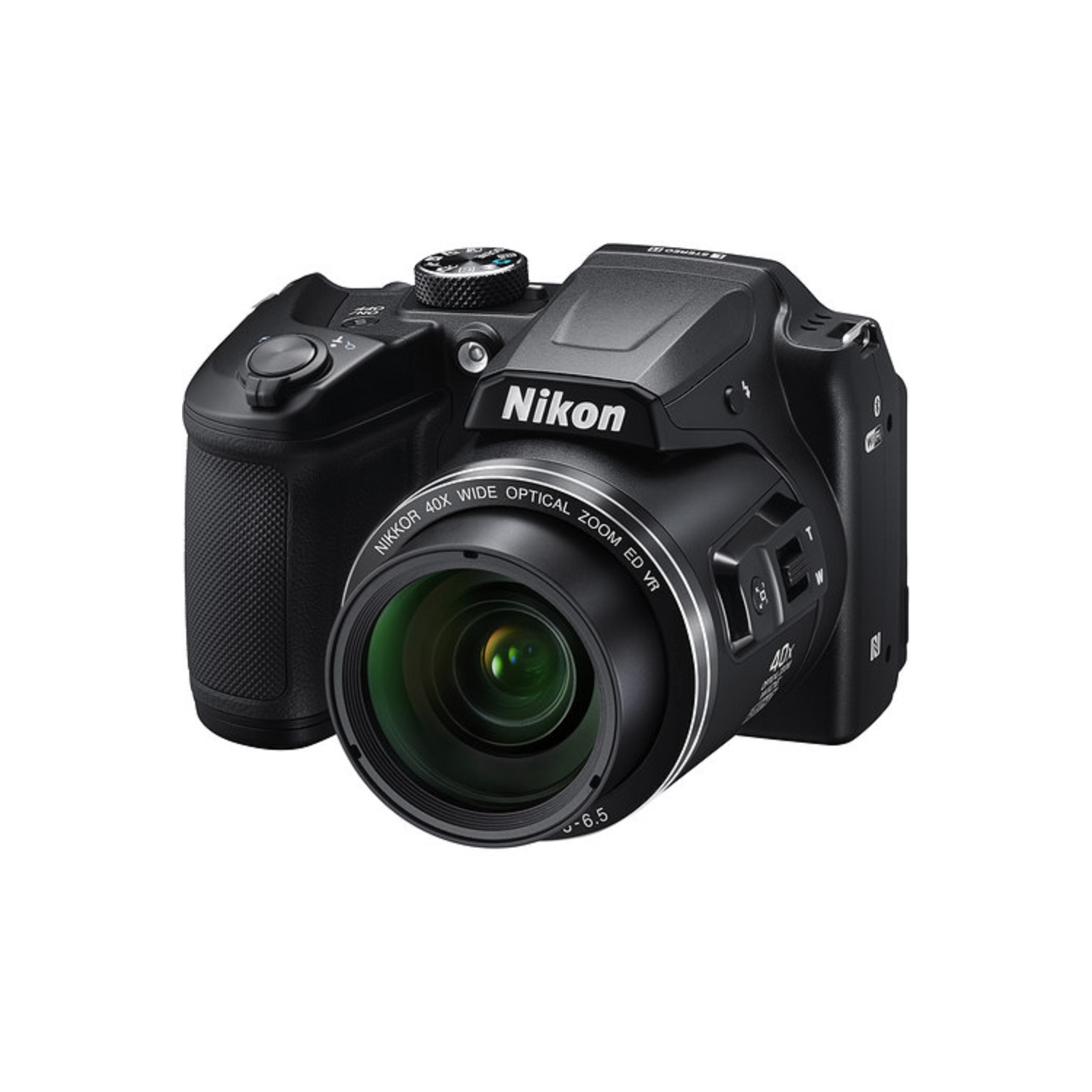 Nikon COOLPIX B500 Digital Camera (Black) 26506 + 32GB + 4x AA