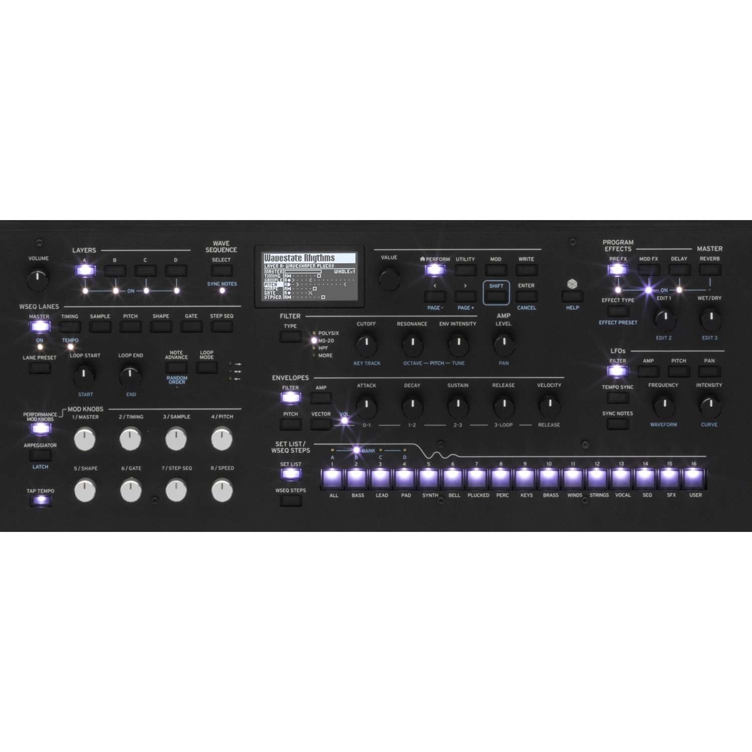 Synthétiseur de séquençage de vagues se à 61 touches en édition limitée de Korg