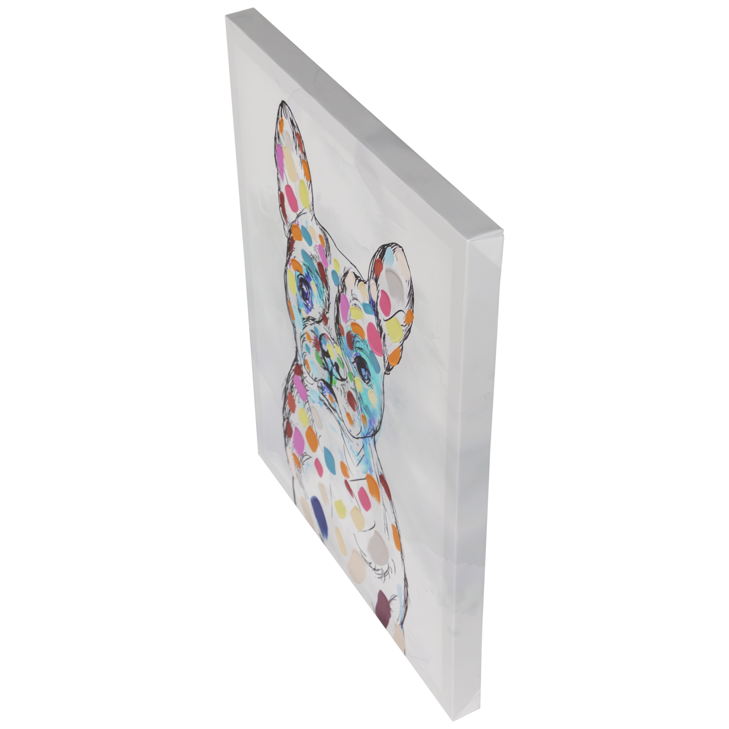 French Bulldog Watercolor Canvas Wall Art - 19.5" x 15.75"