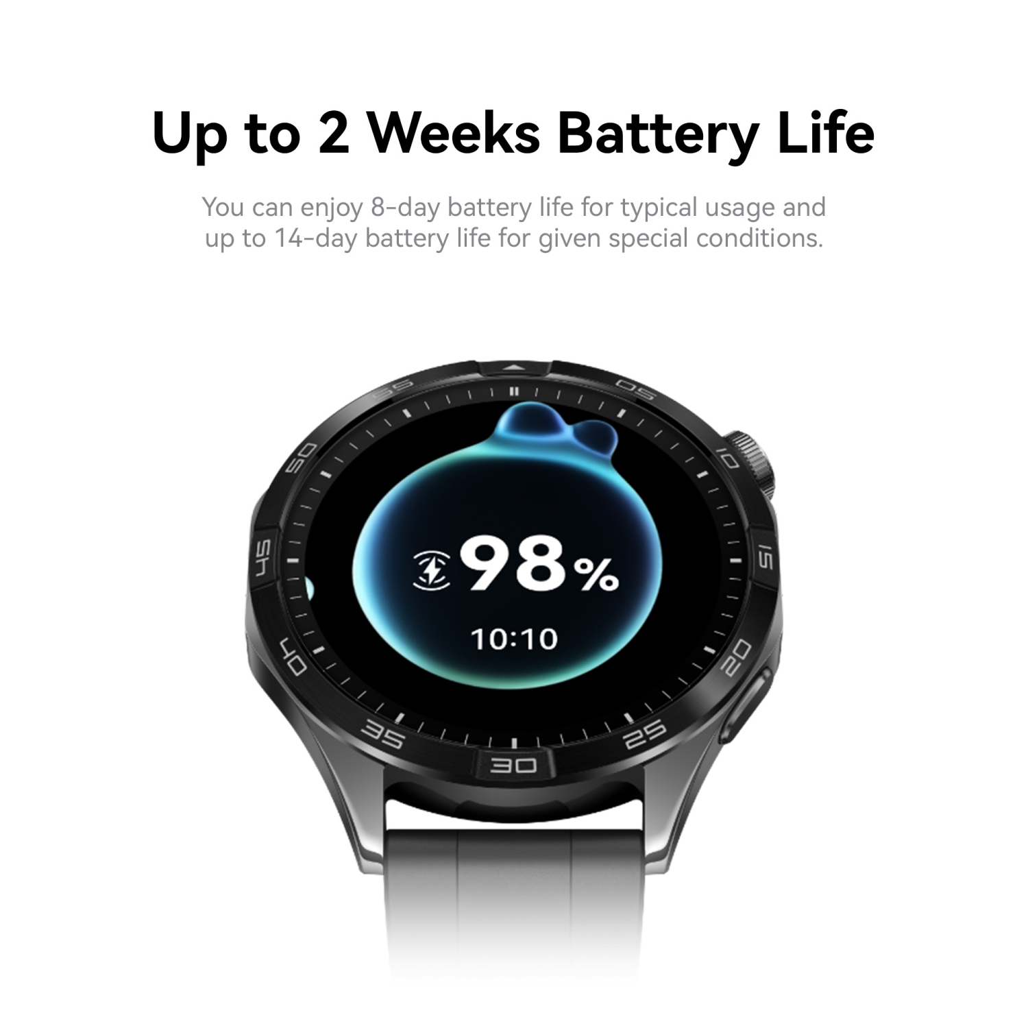 HUAWEI Watch GT 4 46mm Smartwatch, Up to 2 Weeks Battery Life, Dual-Band GPS, 24/7 Health Monitoring, Compatible with Andriod & iOS, Green