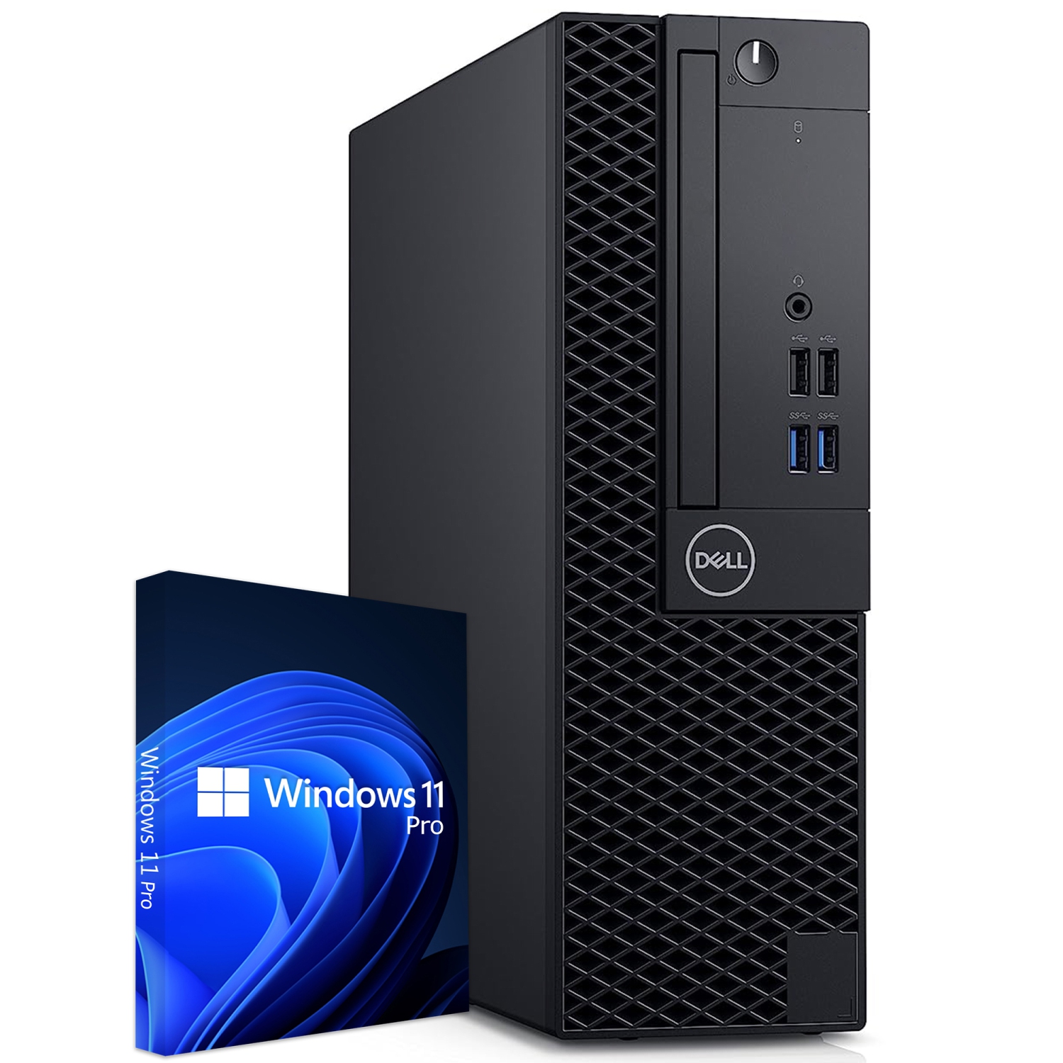 Refurbished - Dell Desktop PC 3060 SFF Business Computer (Intel Core i5 8th Gen up to 4.40 GHz/ New 1TB NVMe SSD/ 8GB DDR4 RAM/ Windows 11 Pro/ New