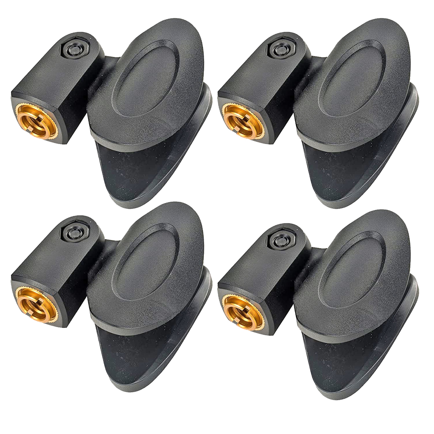 5 Core Universal Microphone Clip 2 Pieces Mic Holder with 5/8" Male to 3/8" Female Screw Adapter Soporte Para Microfono