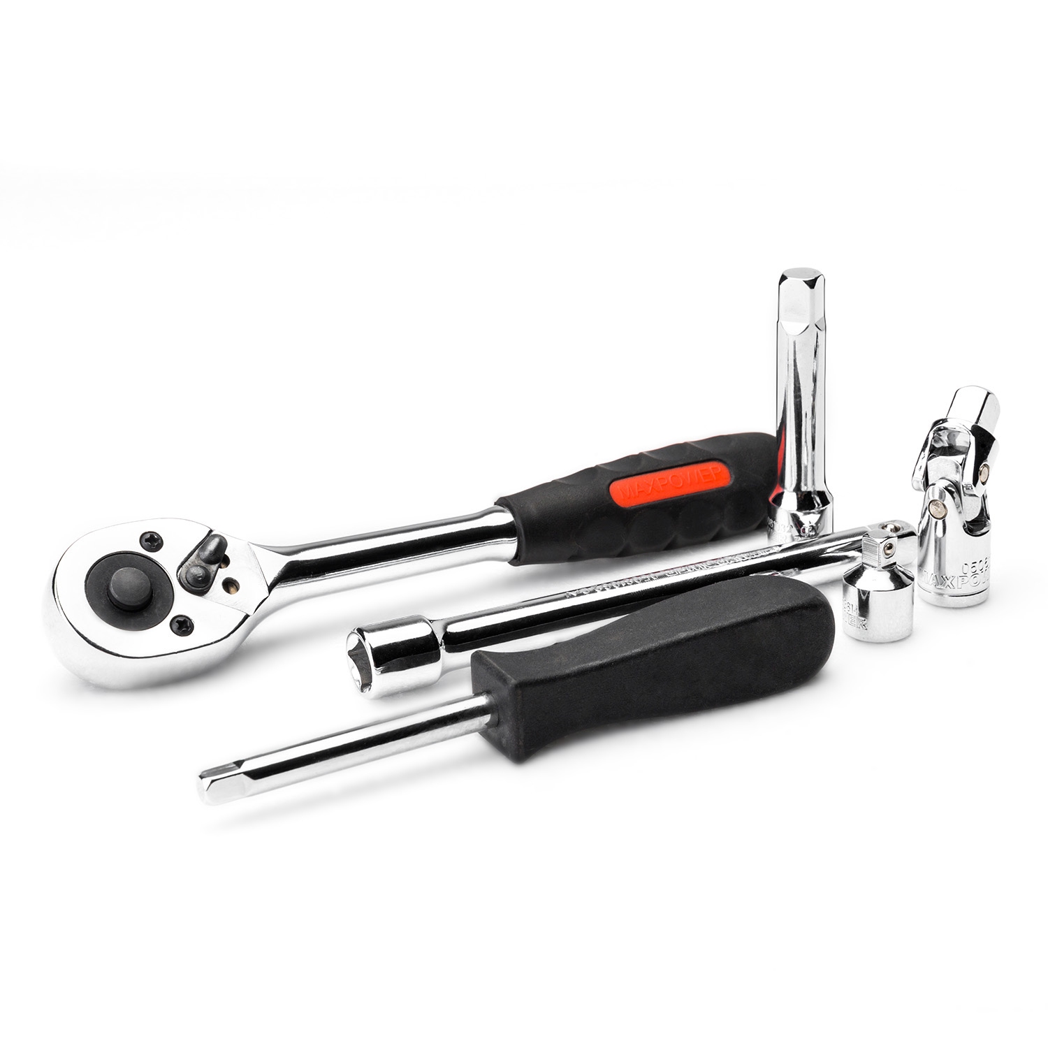 Ensemble de clés à douille de 42 pièces de 1/4 po et 3/8 po de MAXPOWER