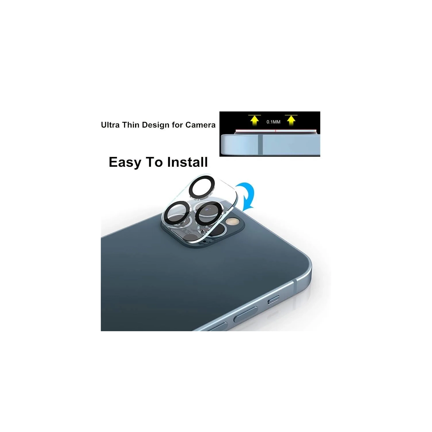 iPhone 15 Plus 6.7 Tempered Glass Screen Protector with Camera Lens Protector, Anti-Scratch, Case Friendly, Transparent HD Clear Film