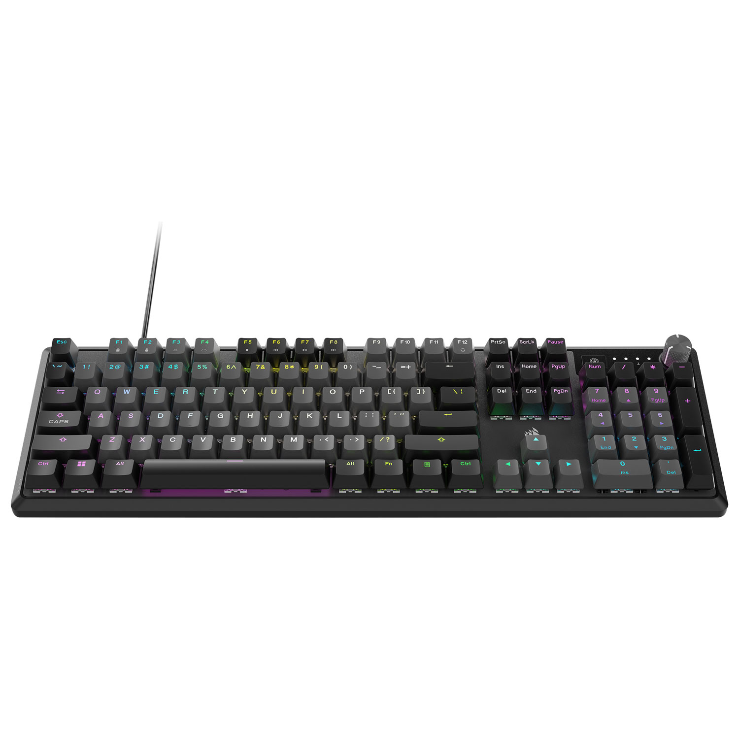 Clavier de jeu mécanique rétroéclairé à touches mécaniques linéaires Red K70 CORE de Corsair - Gris - Exclusivité Best Buy