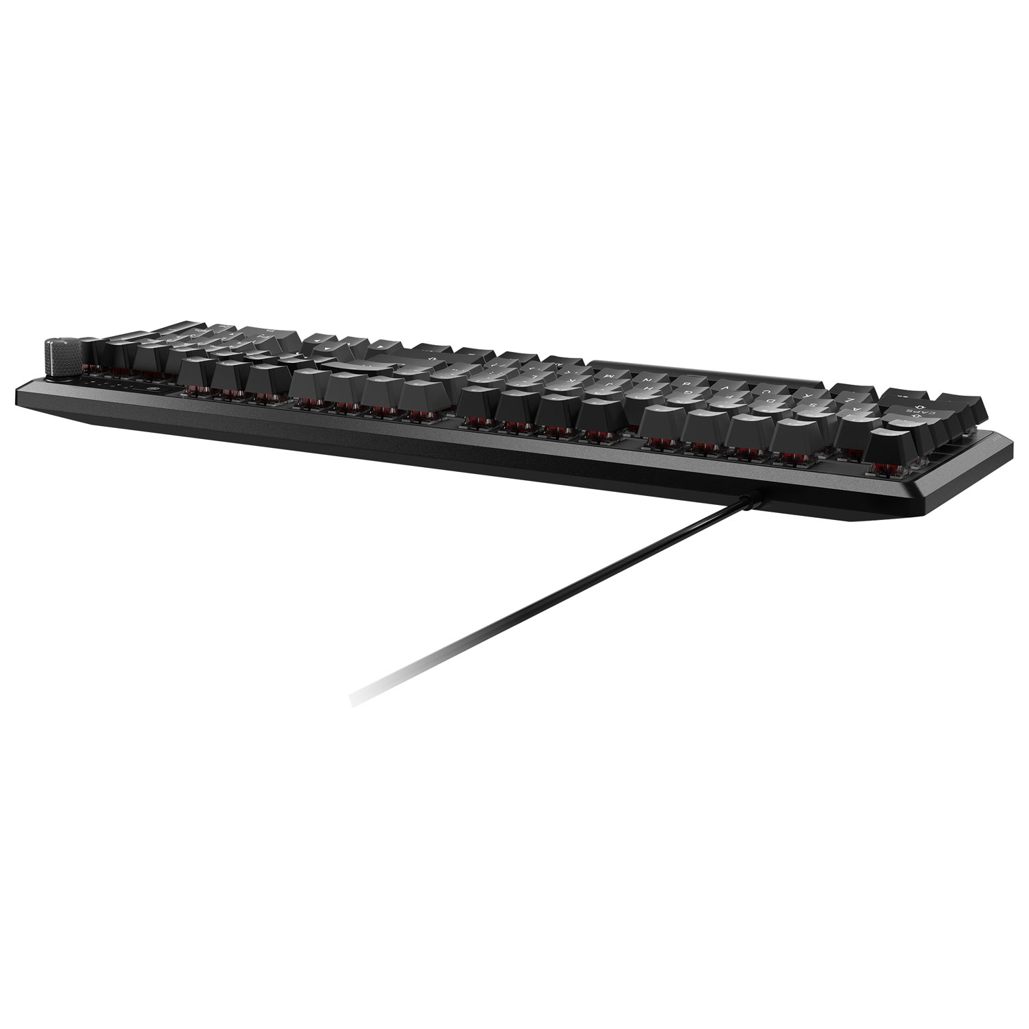 Clavier de jeu mécanique rétroéclairé à touches mécaniques linéaires Red K70 CORE de Corsair - Gris - Exclusivité Best Buy