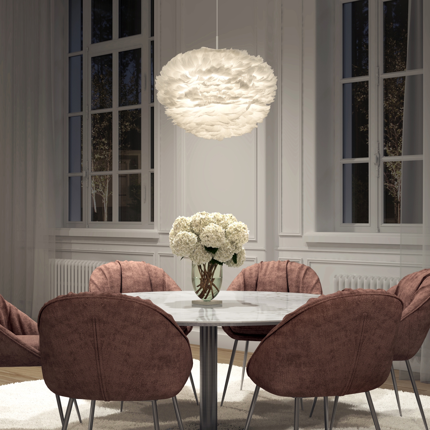 Lampe suspendue moderne Artika Plume