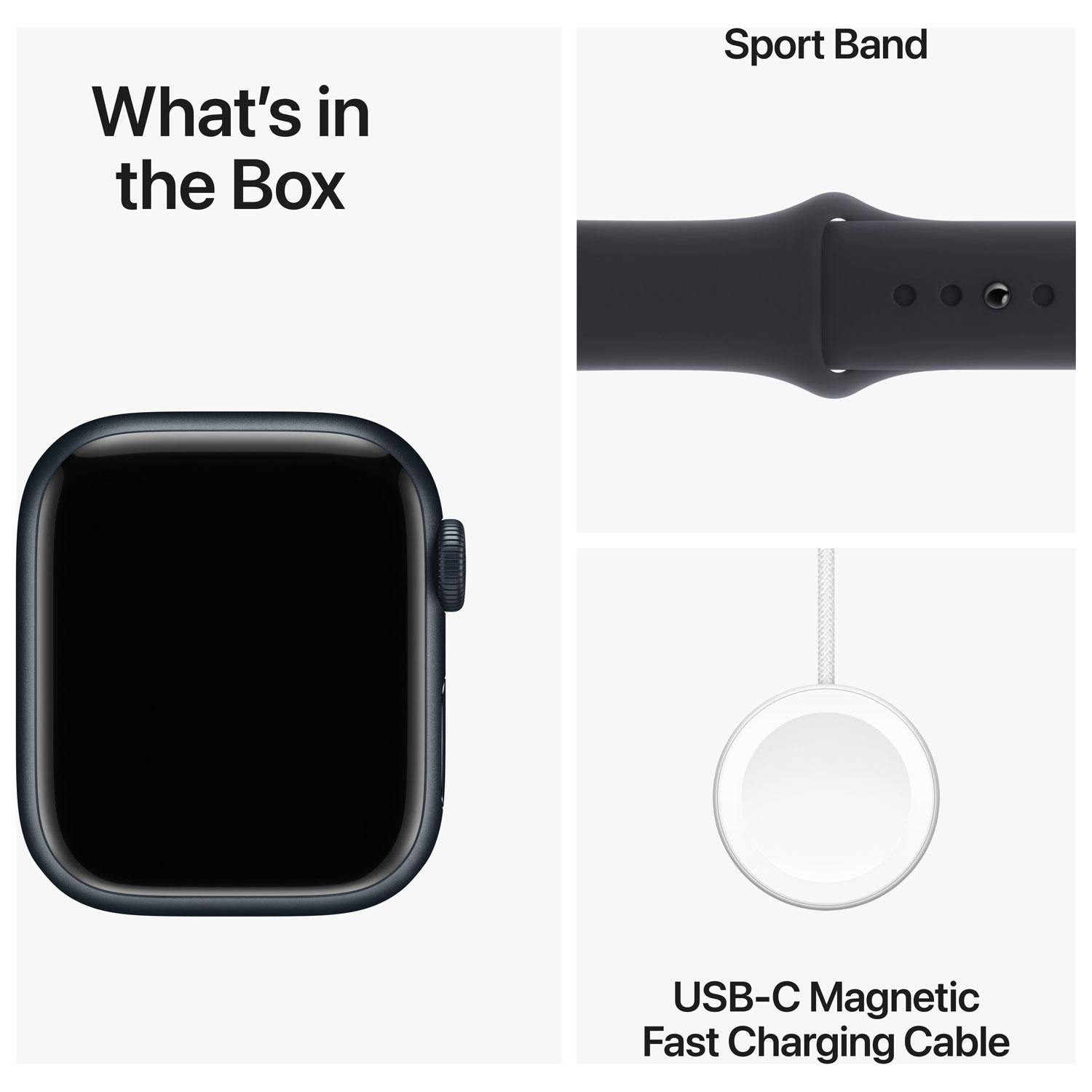 Bell Apple Watch Series 9 41mm Midnight Aluminium Case w/Midnight Sport Band - S/ M - Monthly Financing
