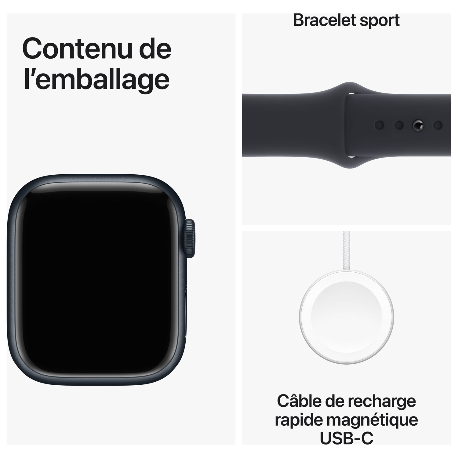 Bell Apple Watch Series 9 41mm Midnight Aluminium Case w/Midnight Sport Band - S/ M - Monthly Financing