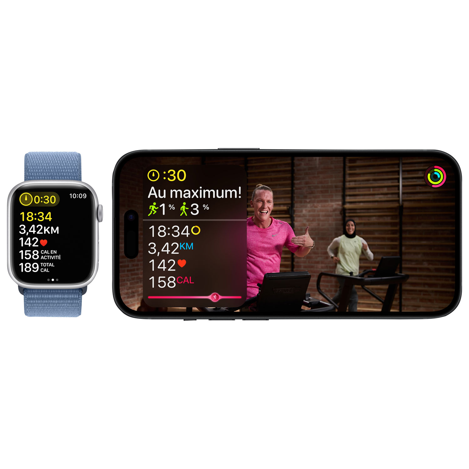 Rogers Apple Watch Series 9 41mm Graphite Stainless Steel Case w/ Graphite Stainless Steel Milanese Loop - S - Monthly Financing