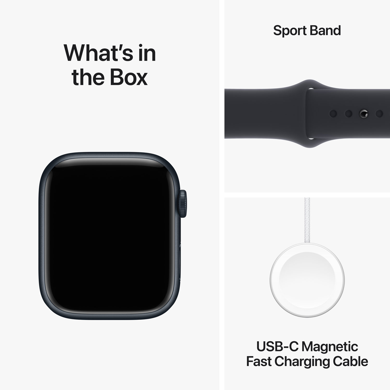 TELUS Apple Watch Series 9 45mm Midnight Aluminium Case w/ Midnight Sport Band - M/L - Monthly Financing