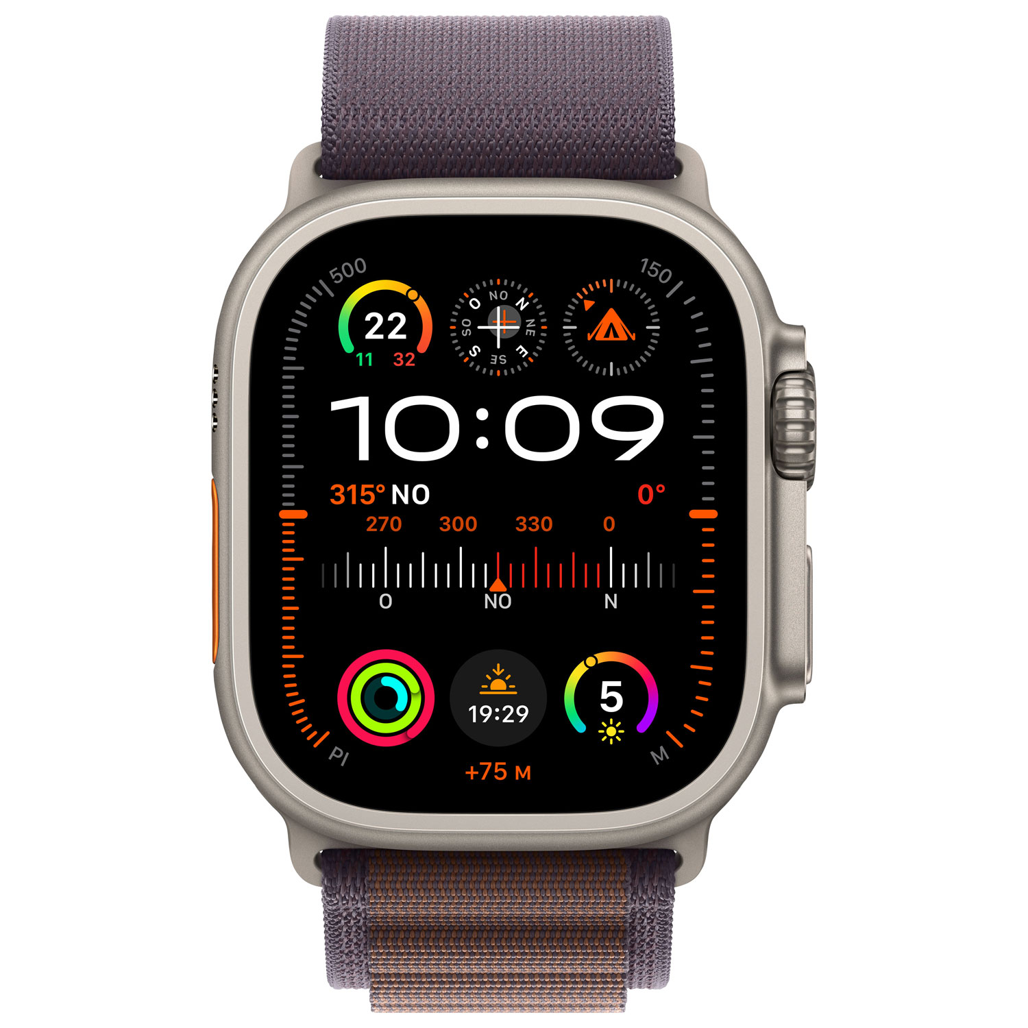 Rogers Apple Watch Ultra 2 49mm Titanium Case w/Indigo Alpine Loop - L - Monthly Financing