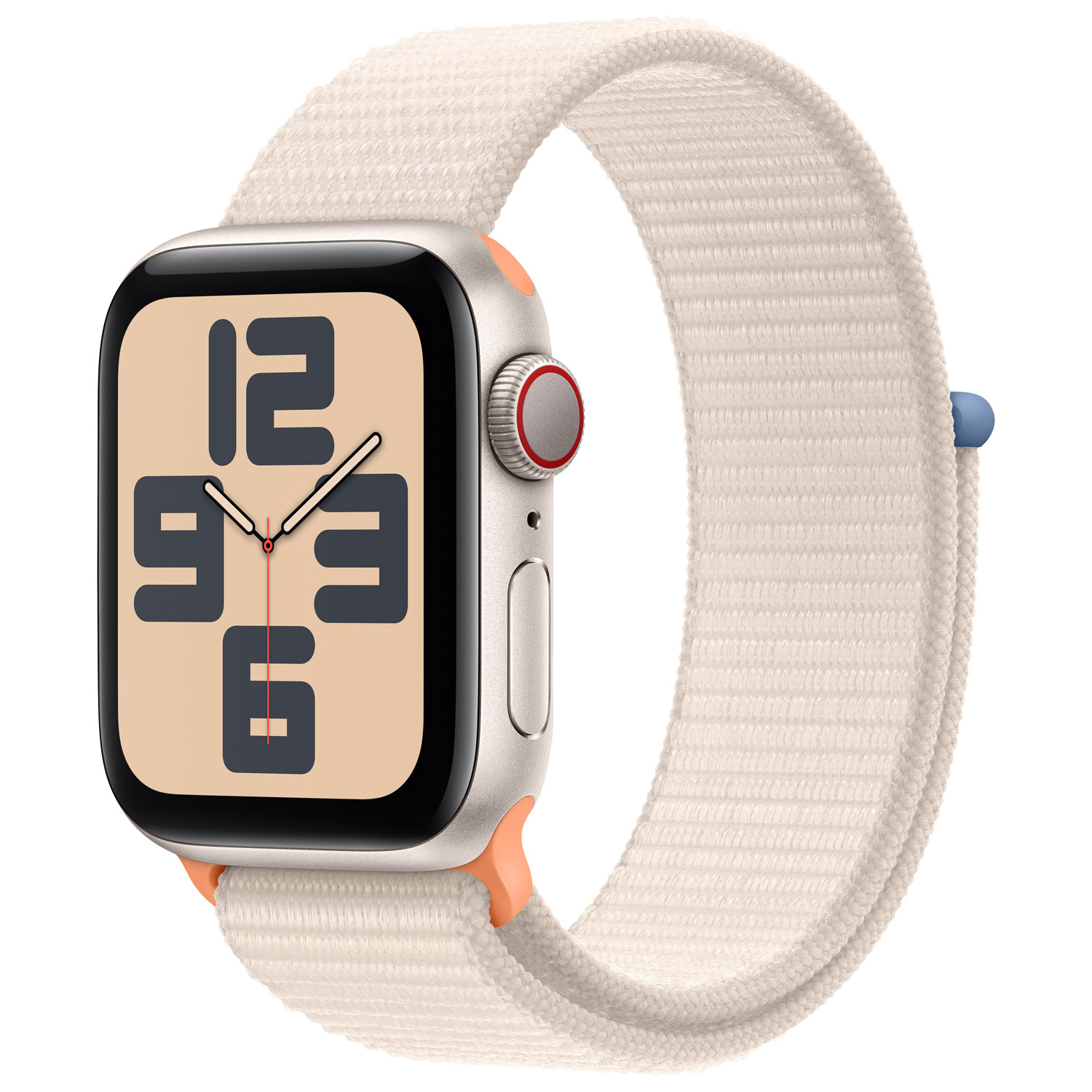 TELUS Apple Watch SE 40mm Starlight Aluminum Case w/Starlight Sport Band - Monthly Financing