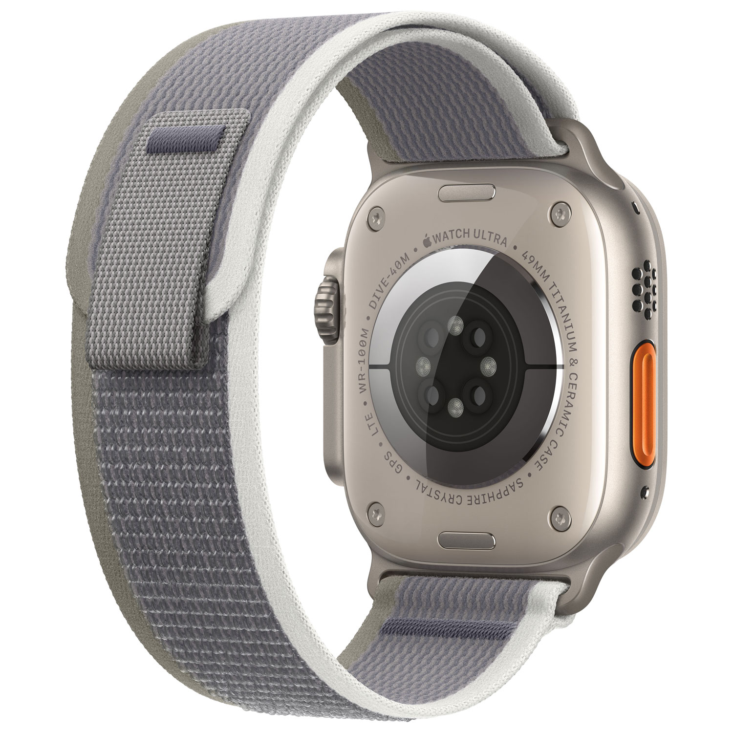 Rogers Apple Watch Ultra 2 49mm Titanium Case w/Green Grey Trail Loop - M/L - Monthly Financing