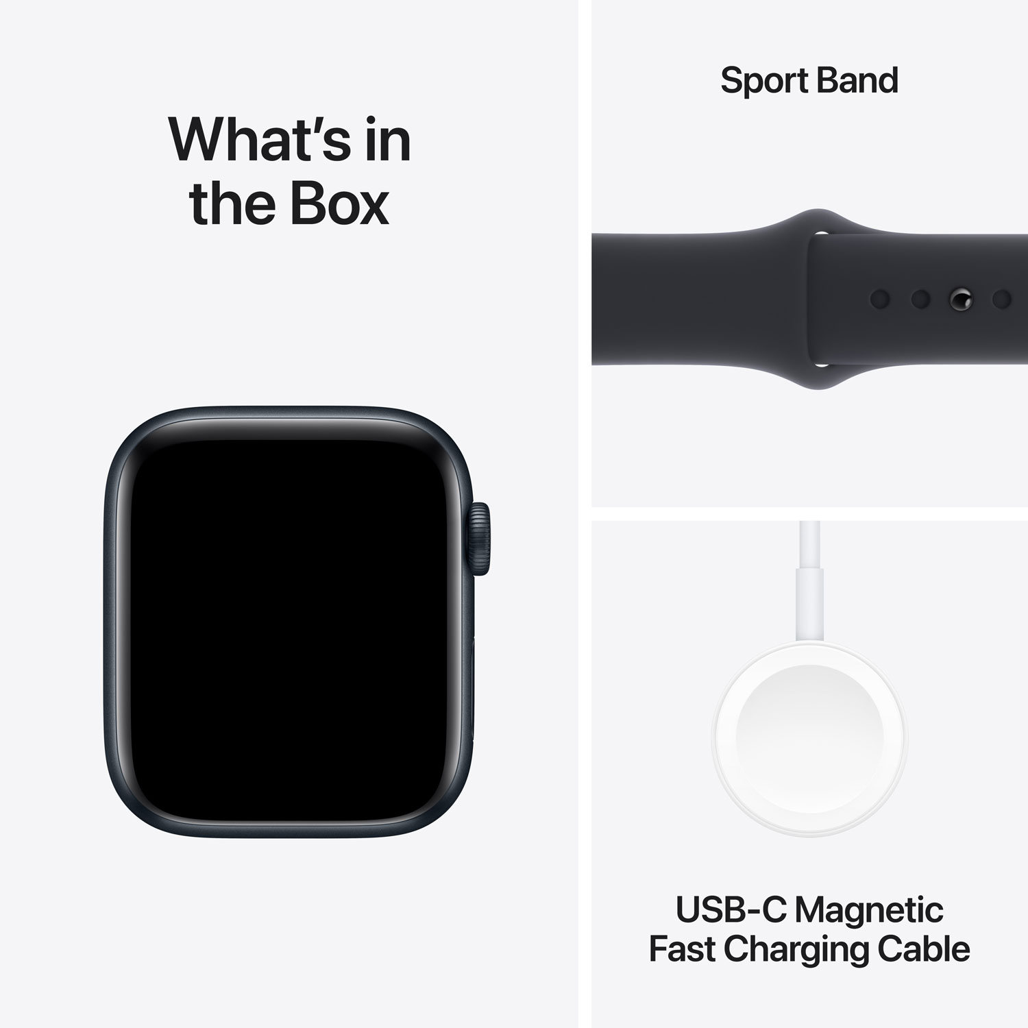 TELUS Apple Watch SE 44mm Midnight Aluminum Case w/Midnight Sport Band - M/L - Monthly Financing
