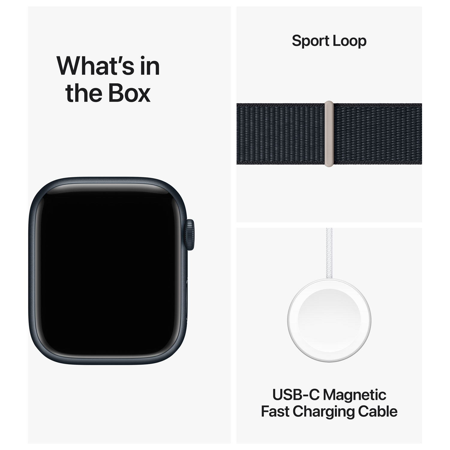 Virgin Plus Apple Watch Series 9 45mm Midnight Aluminum Case w/Midnight Sport Loop - Monthly Financing