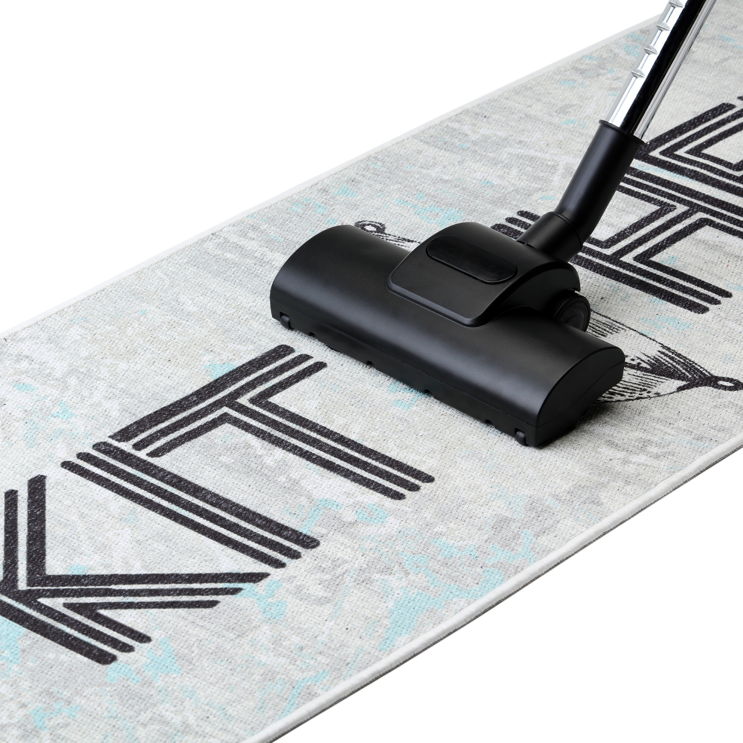 Tapis de cuisine lavable non Skid de SussexHome - Gris/Noir/Bleu - 20 x x59 po