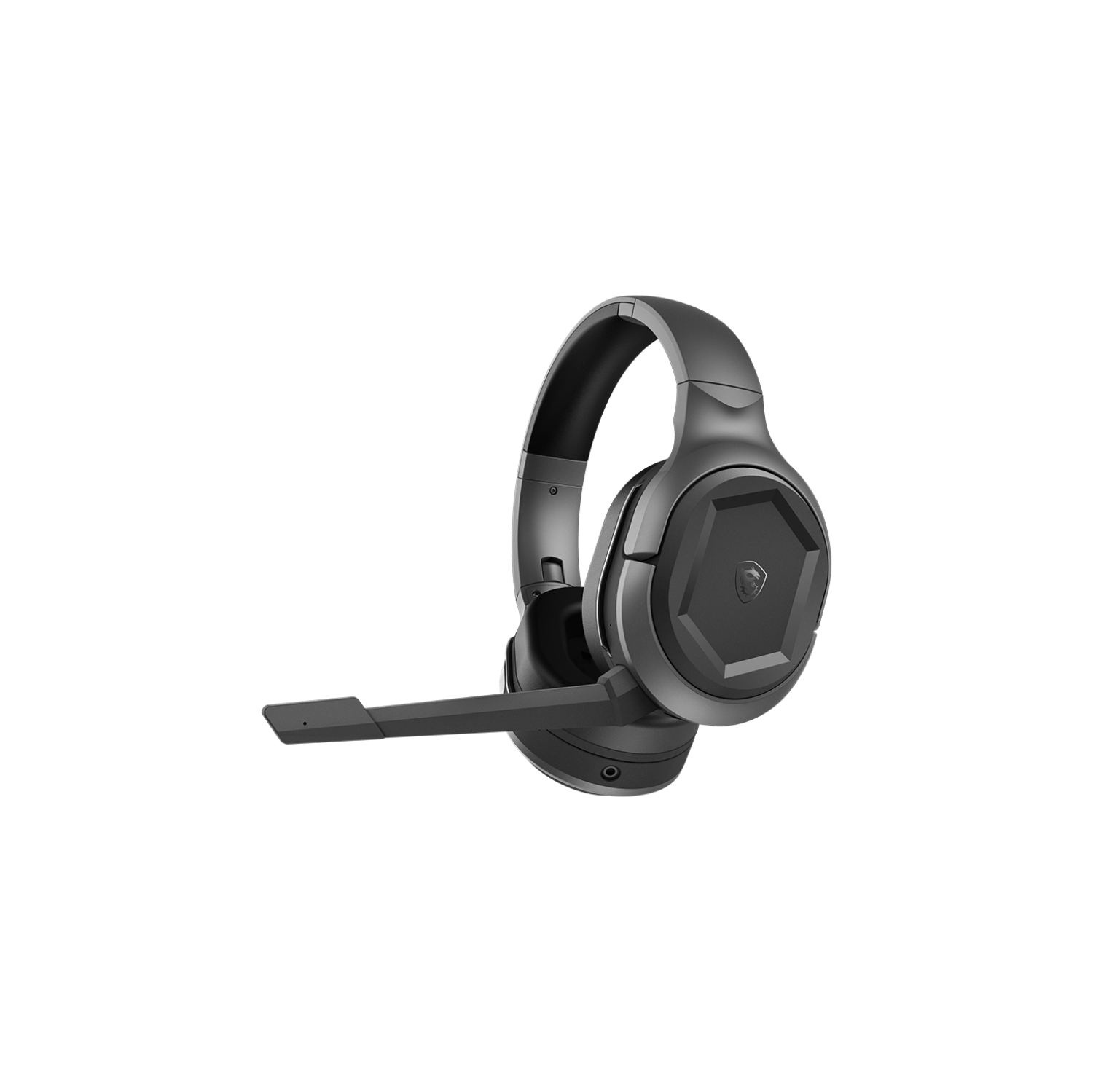 MSI Immerse GH50 WIRELESS Gaming Headset, 3.5mm cable, USB-C to A charging cable, Detachable Microphone, Carring Pouch