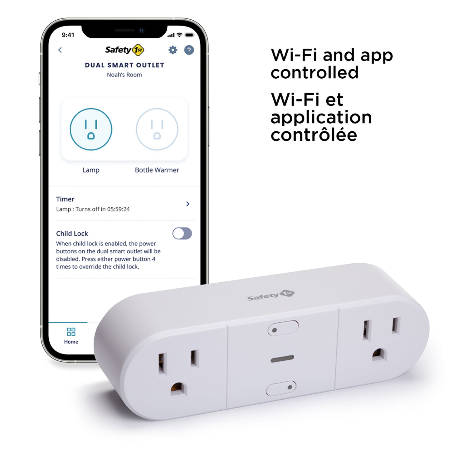 Safety 1st Connected Home Dual Smart Outlet