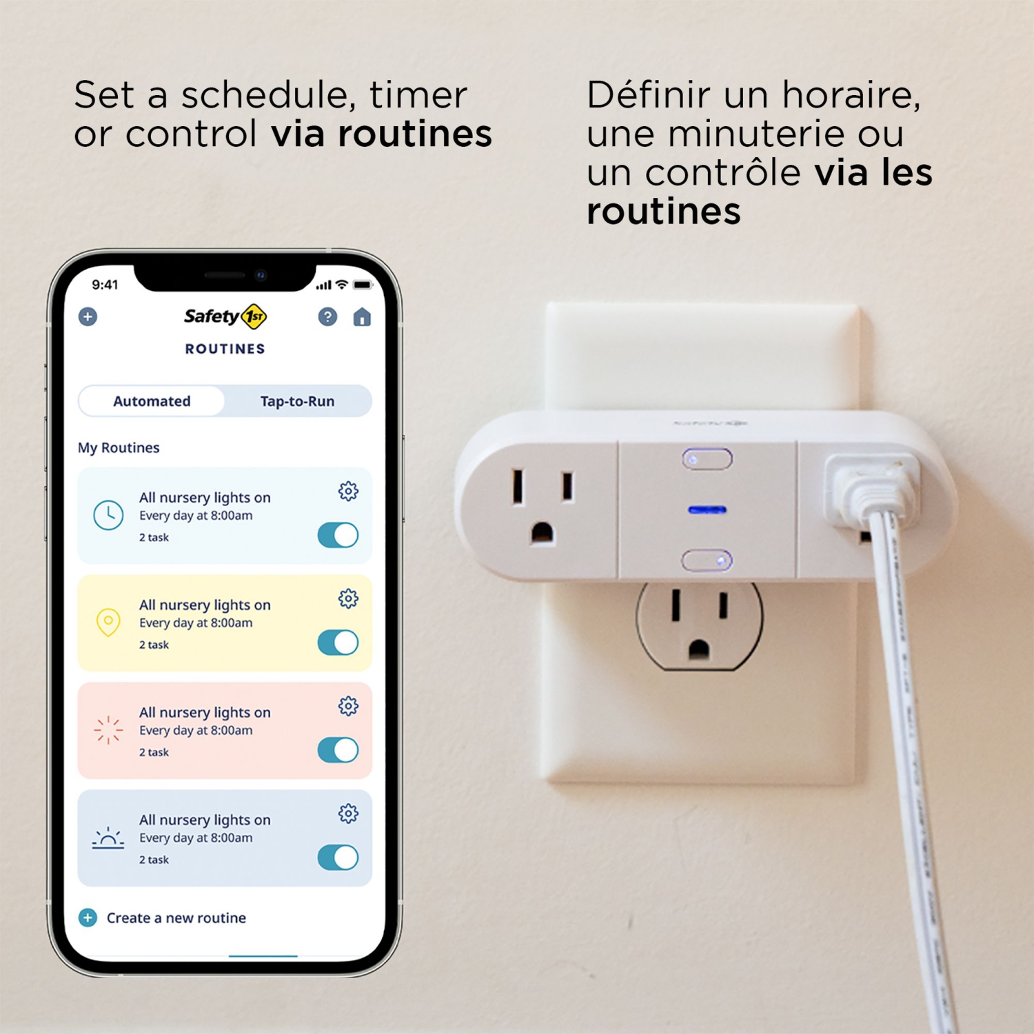 Safety 1st Connected Home Dual Smart Outlet