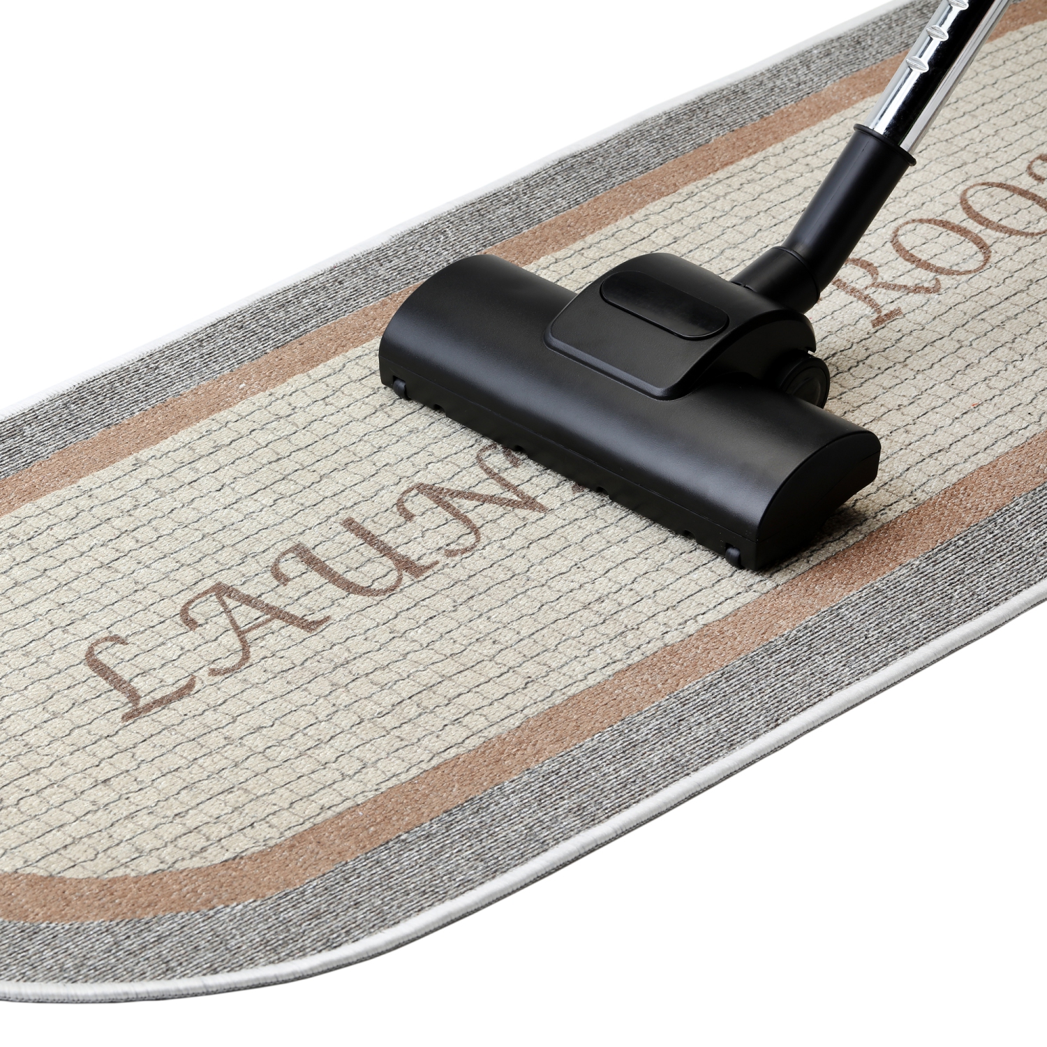 Tapis de corridor lavable non Skid de SussexHome - 20 x 59 po - Gris et brun