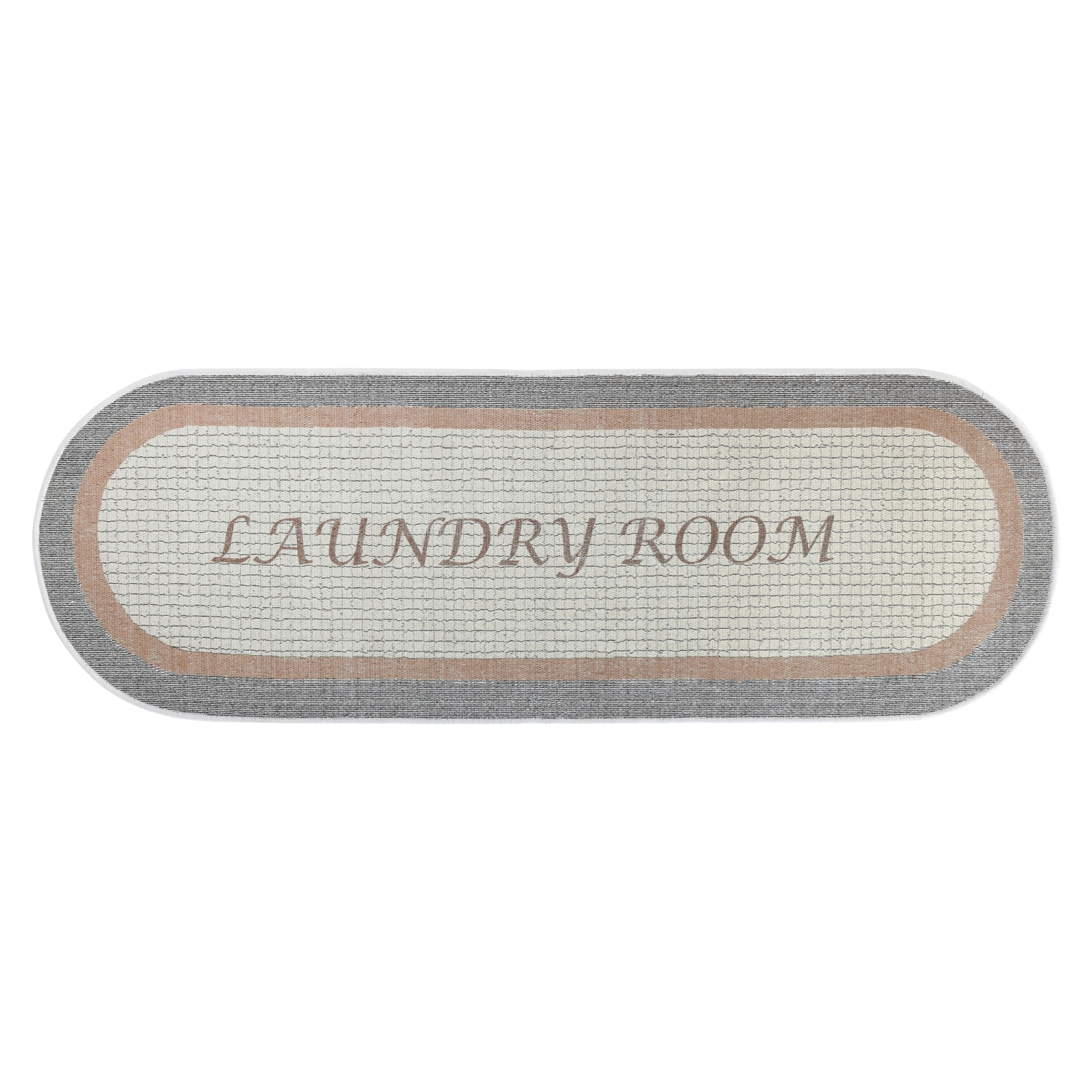 Tapis de corridor lavable non Skid de SussexHome - 20 x 59 po - Gris et brun