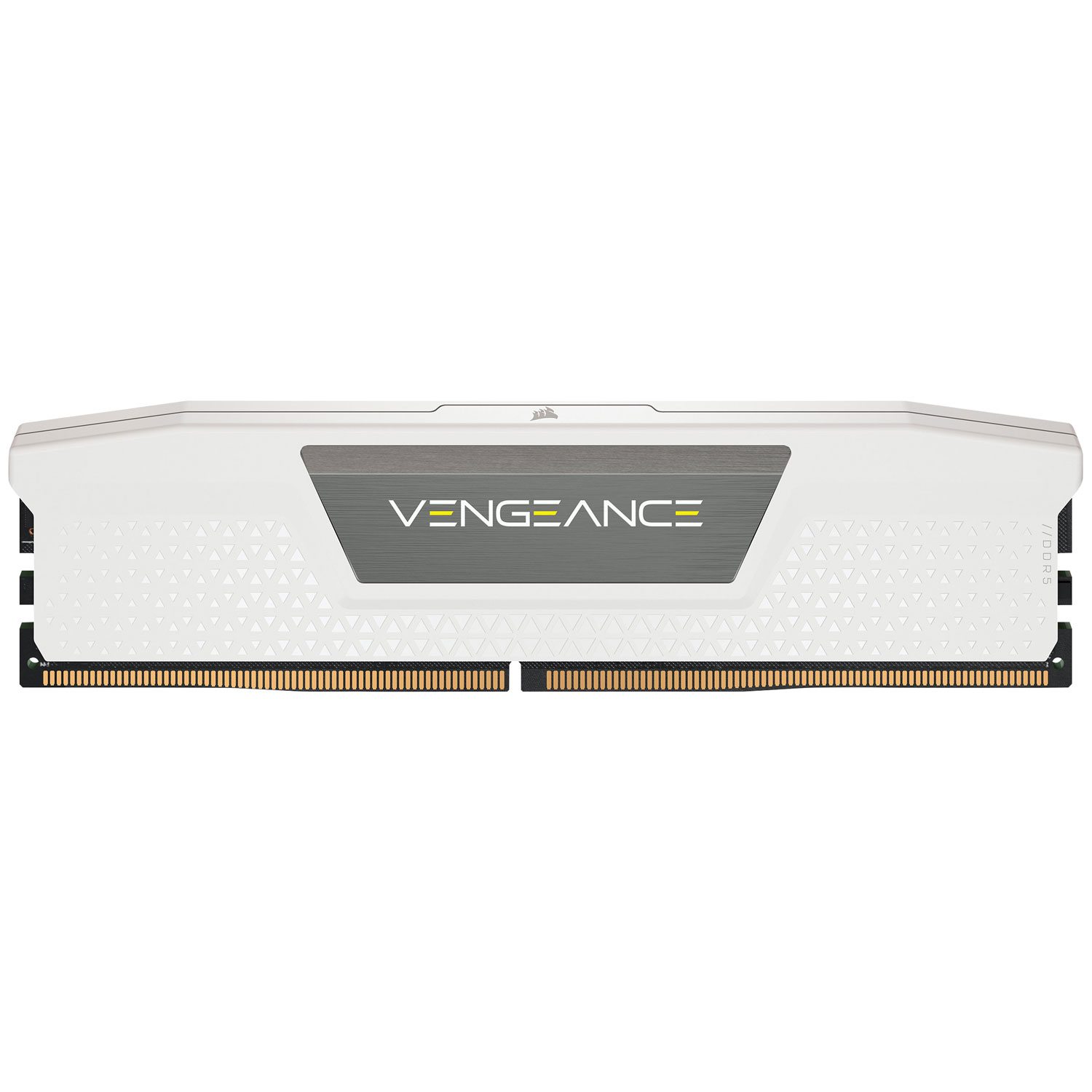 Mémoire DDR5 32 Go 6000 MHz Vengeance de Corsair pour PC (CMK32GX5M2E6000C36W) - Blanc