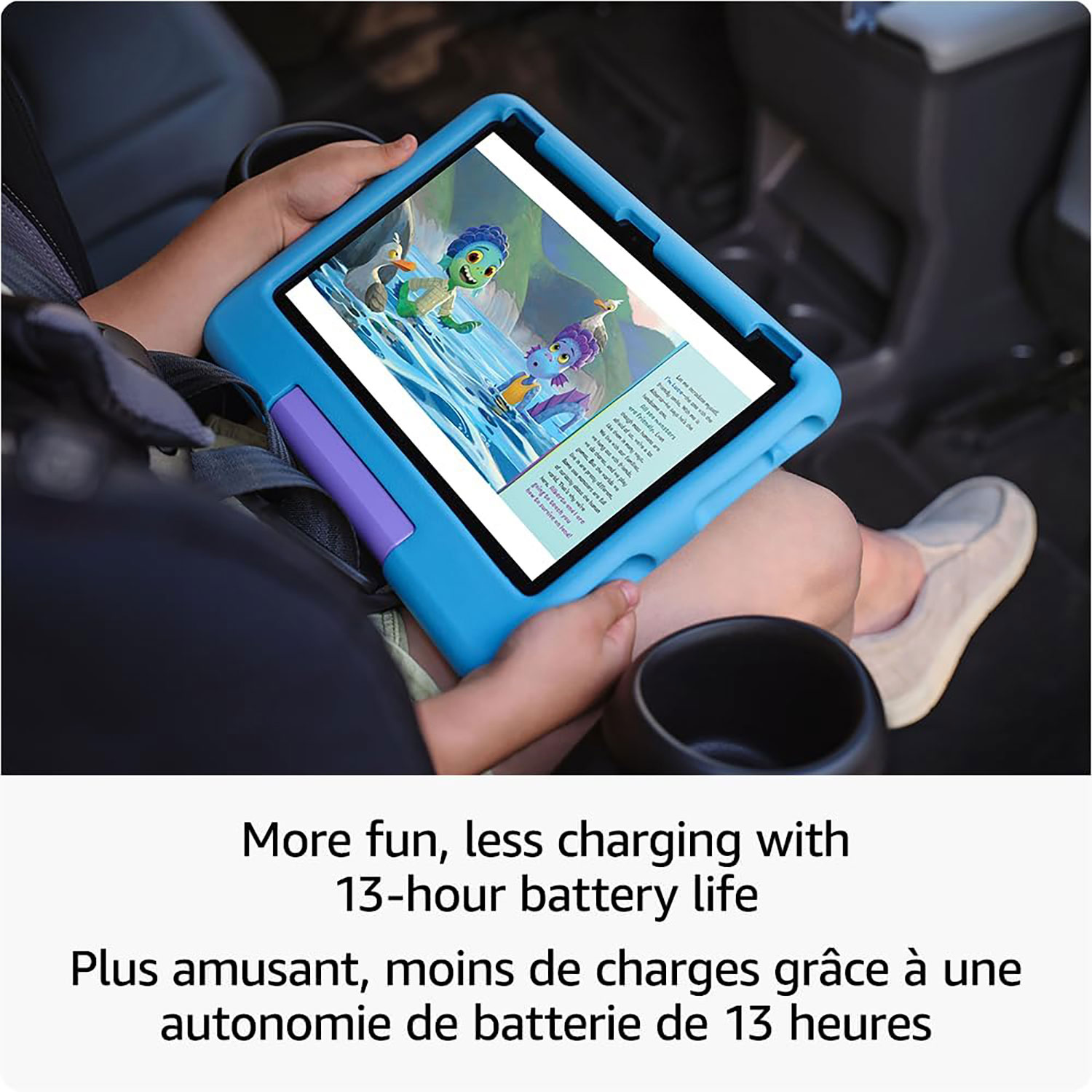 Tablette 10,1 po 32 Go FireOS Fire HD 10 Kids d'Amazon avec étui à l'épreuve des enfants - Rose