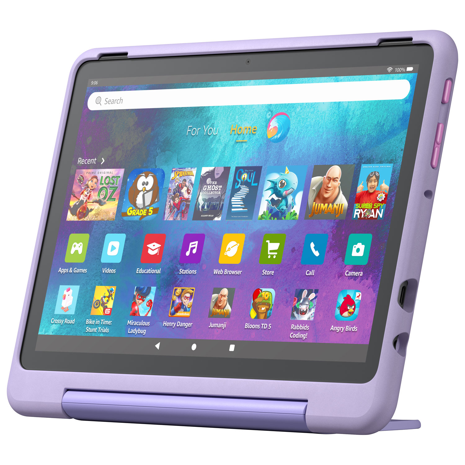 Amazon Fire HD 10 Kids Pro (2023) 10.1" 32GB FireOS Tablet with Kid-Proof Case - Happy Day