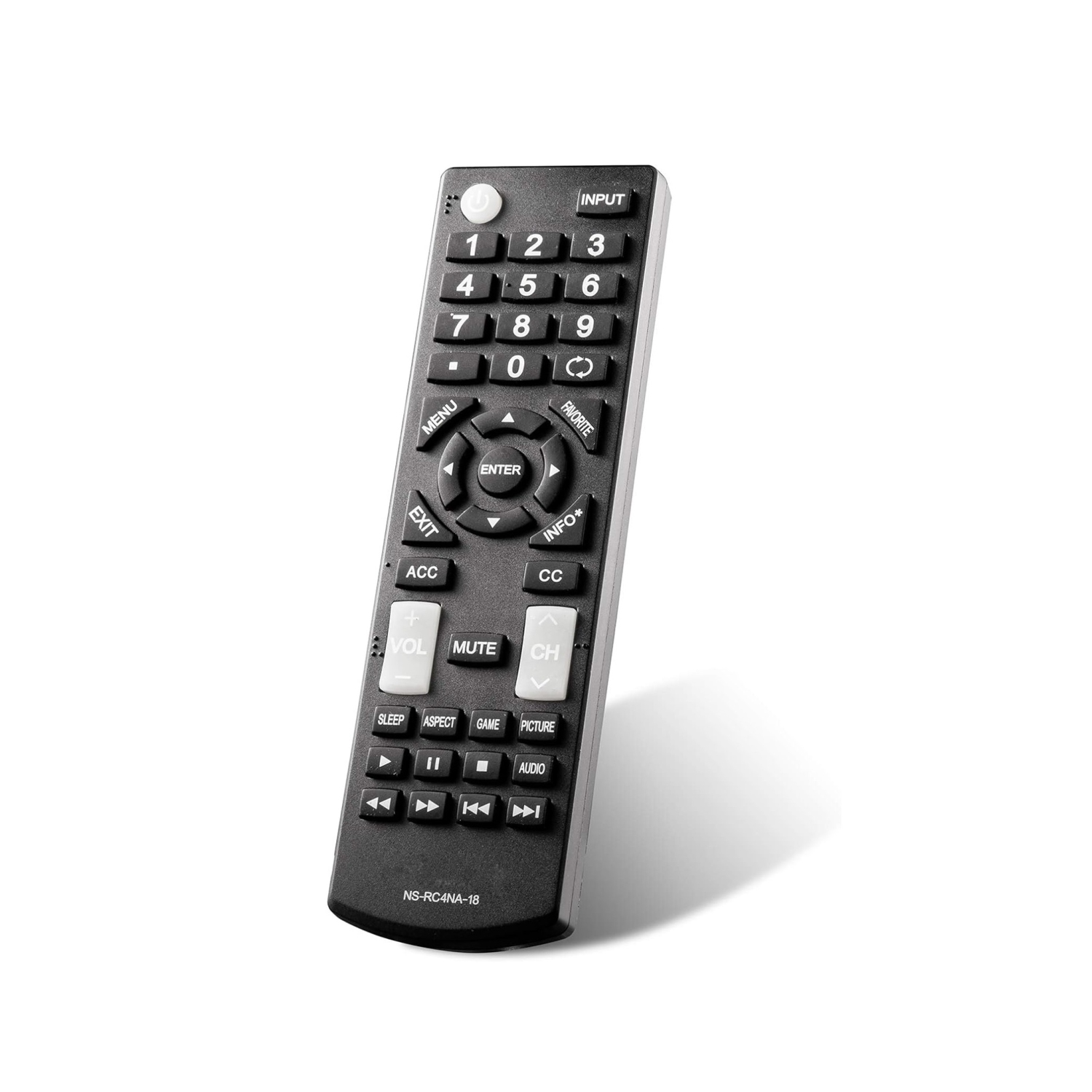 Refurbished Insignia Original NS-RC4NA-18 Universal Remote Control Fit for Insignia TVs P/N: 341920000377005