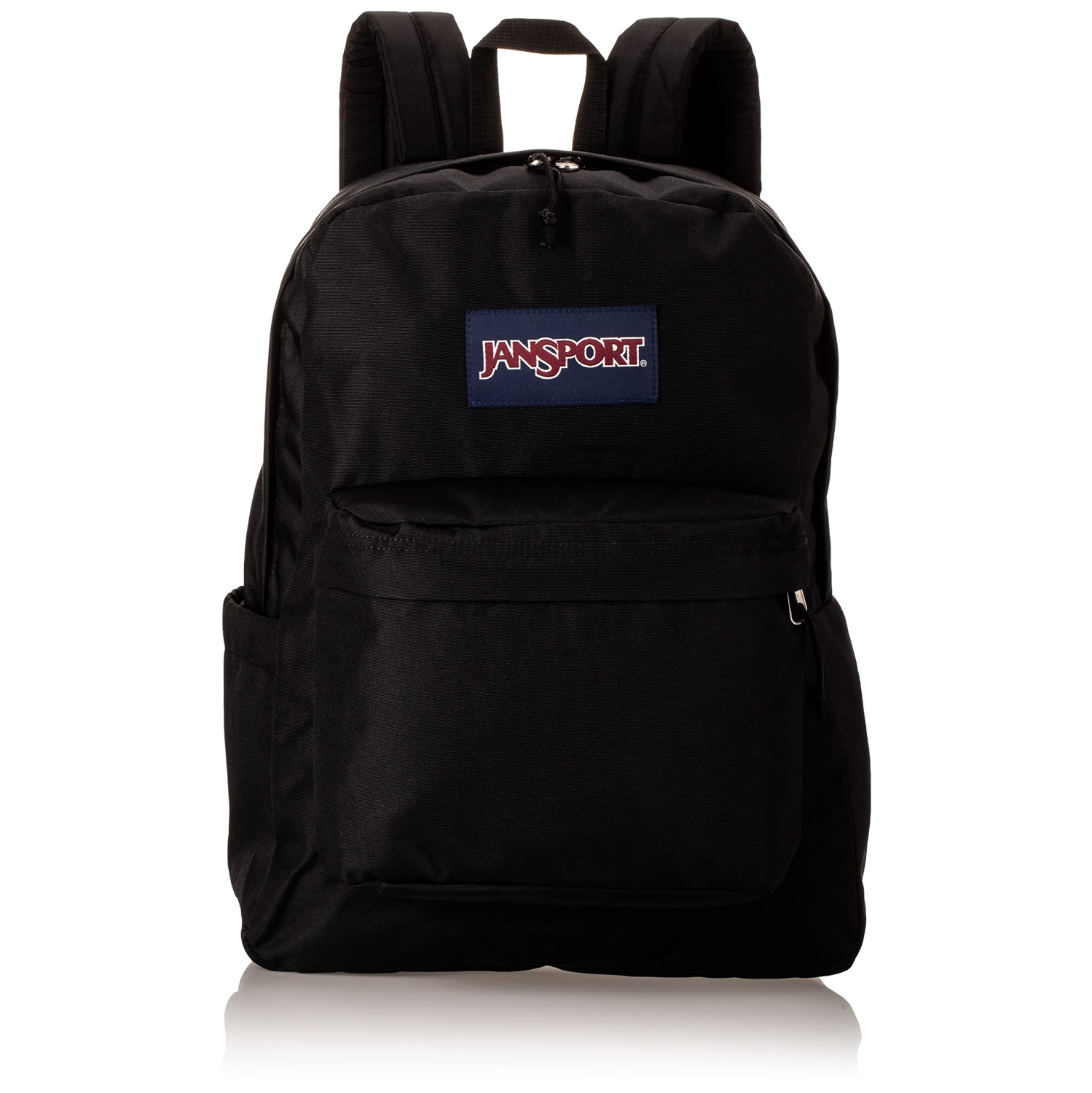 JanSport Superbreak Plus Backpack - Work, Travel, or Laptop Bookbag with Water Bottle Pocket, Black