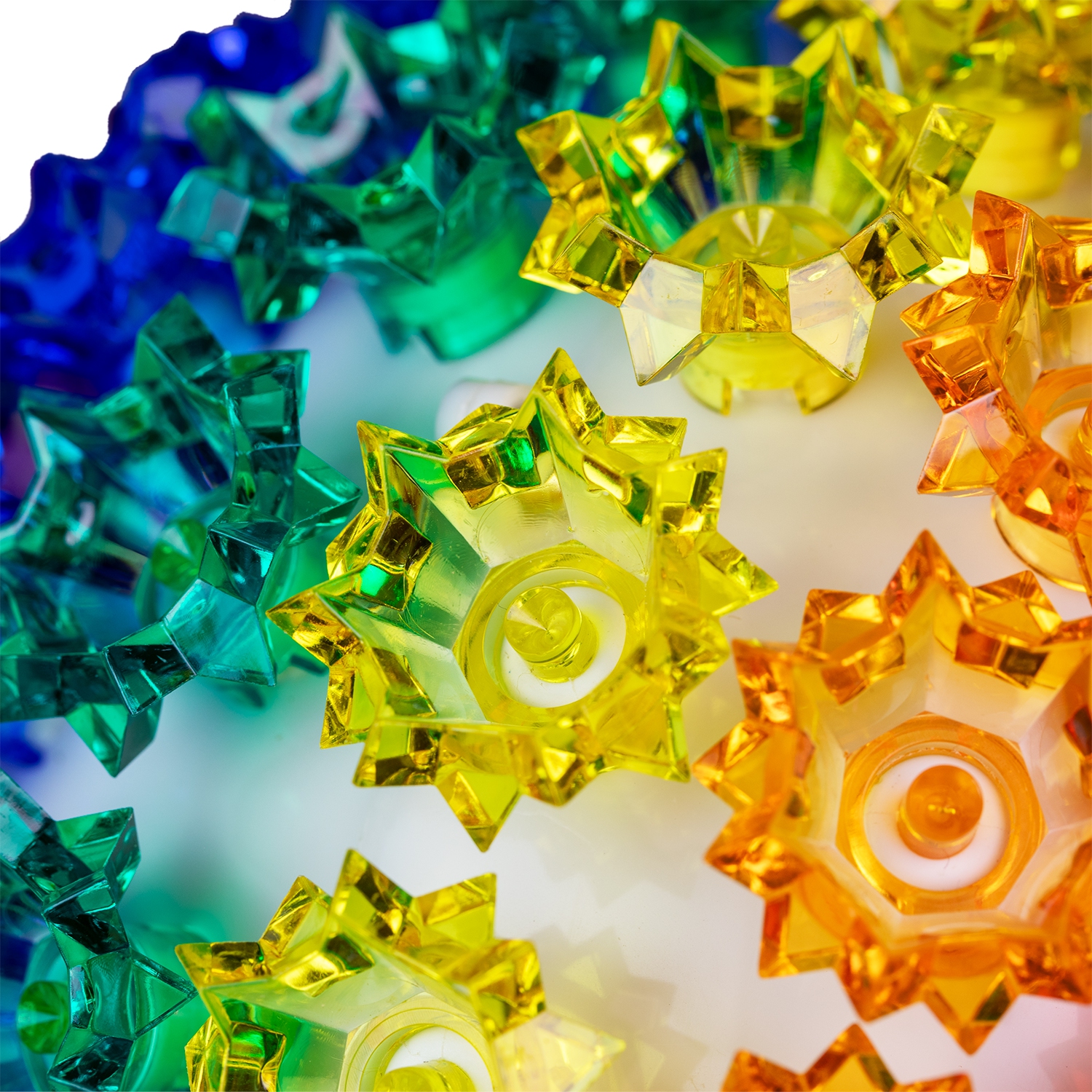 Novelty Lights LED Starlight Sphere, Ornament Ball Light, 5ft Hanging Cord with S Hook, 12ft Power Cord with Stackable Plug, Commercial Grade