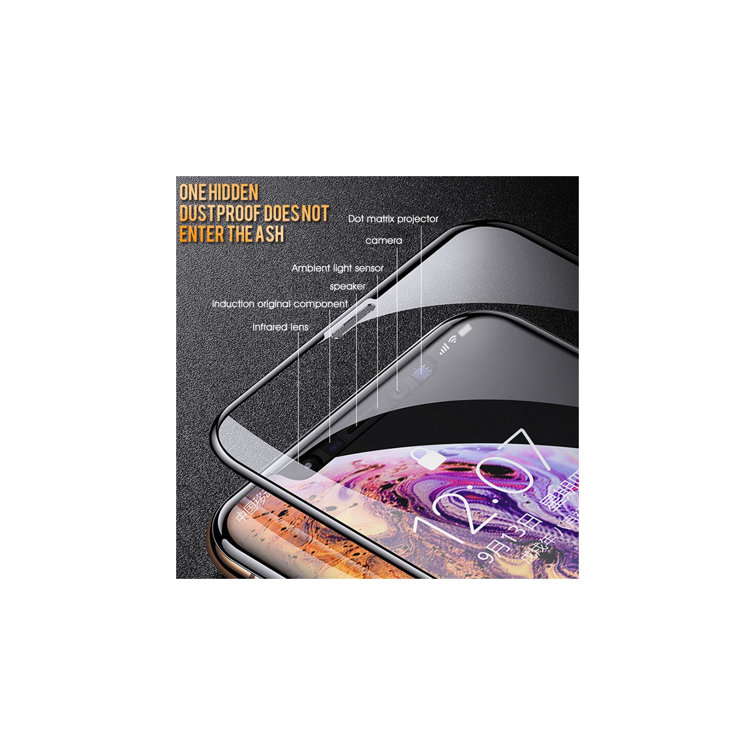 For iPhone 15 Pro Max 6.7 Tempered Glass Screen Protector with Camera Lens Protector, Anti-Scratch, Case Friendly, Transparent HD Clear Film - 2Pack