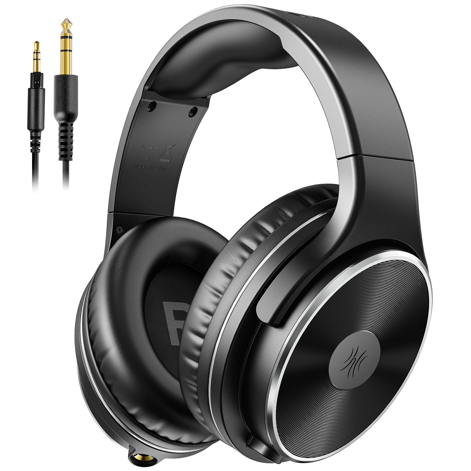 OneOdio Wired Hi-Fi Headphones 50mm Drivers-Hi-res Sound-Black