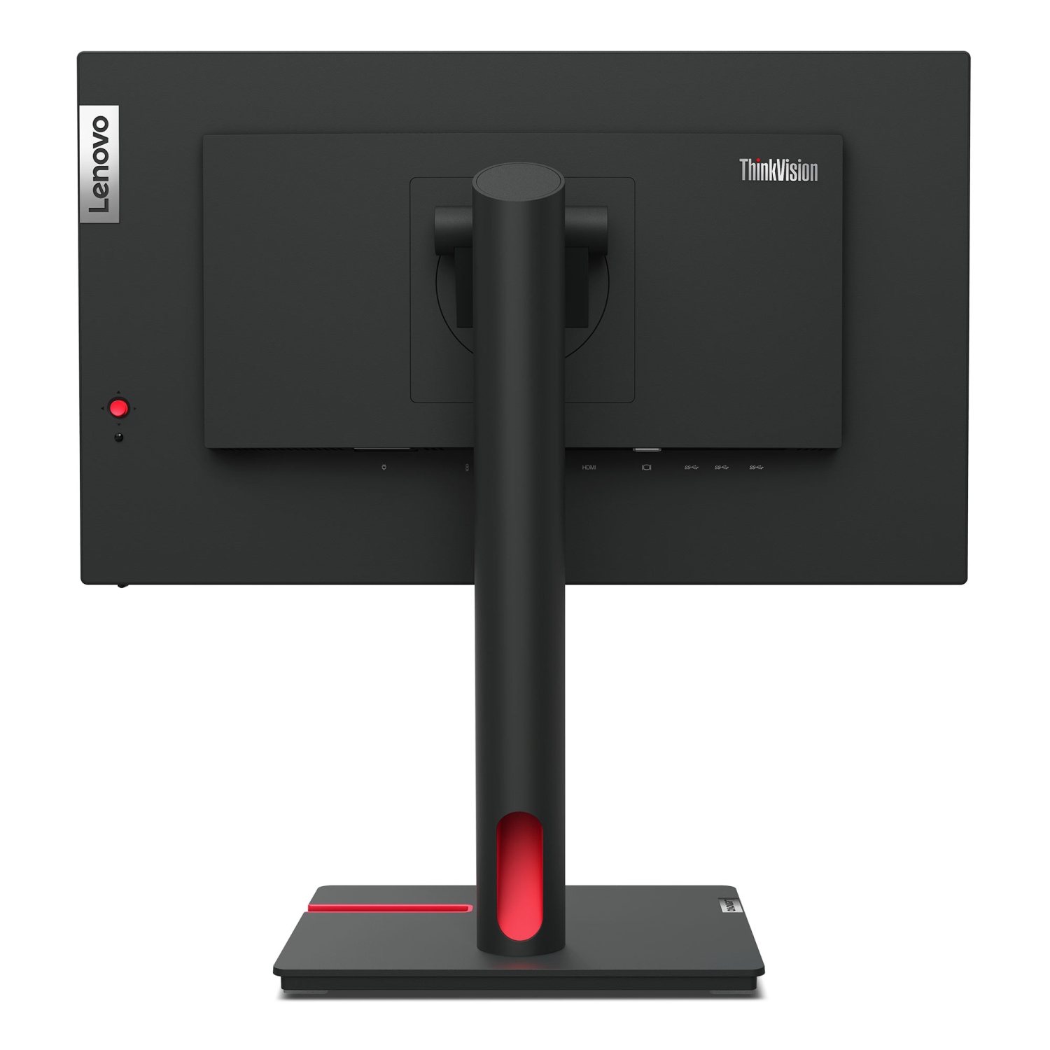 Moniteur DEL IPS HD intégrale 60 Hz de 21,5 po de Lenovo - Noir corbeau