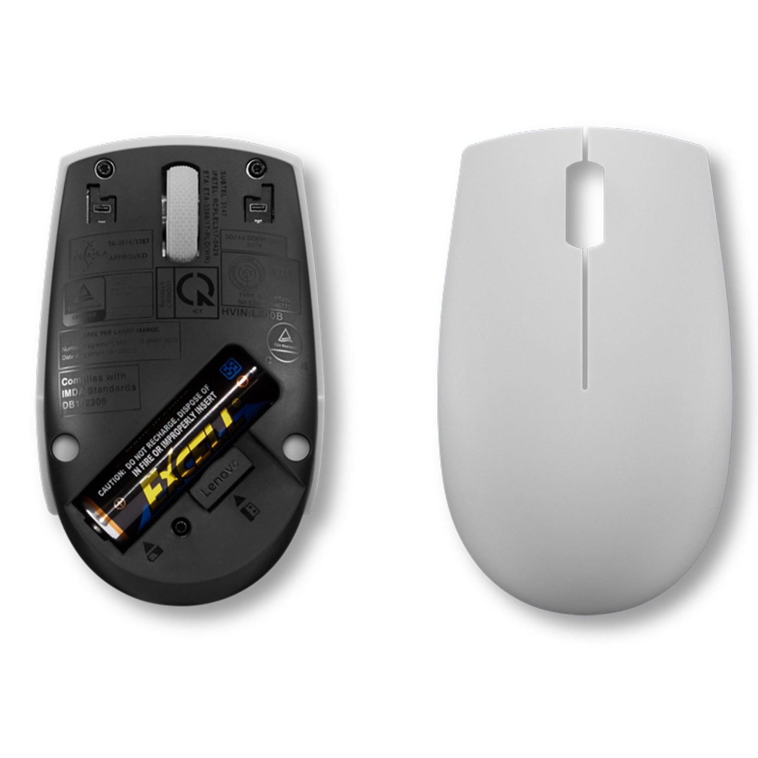 Souris compacte sans fil 300 de Lenovo avec batterie