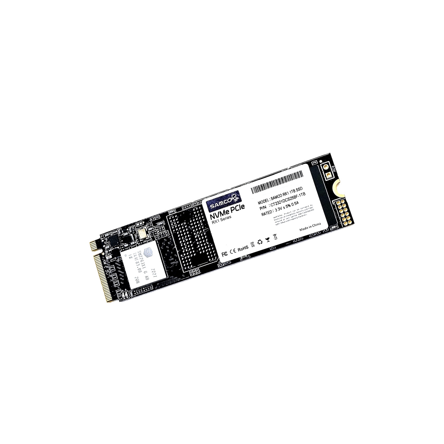 SAMCO 1TB RX1 M.2 NVMe PCIe 3 SSD