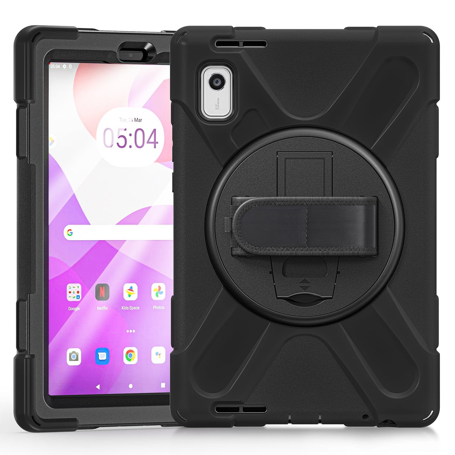 SaharaCase - Protection Hand Strap Series Case pour Lenovo Tab M9 - Noir
