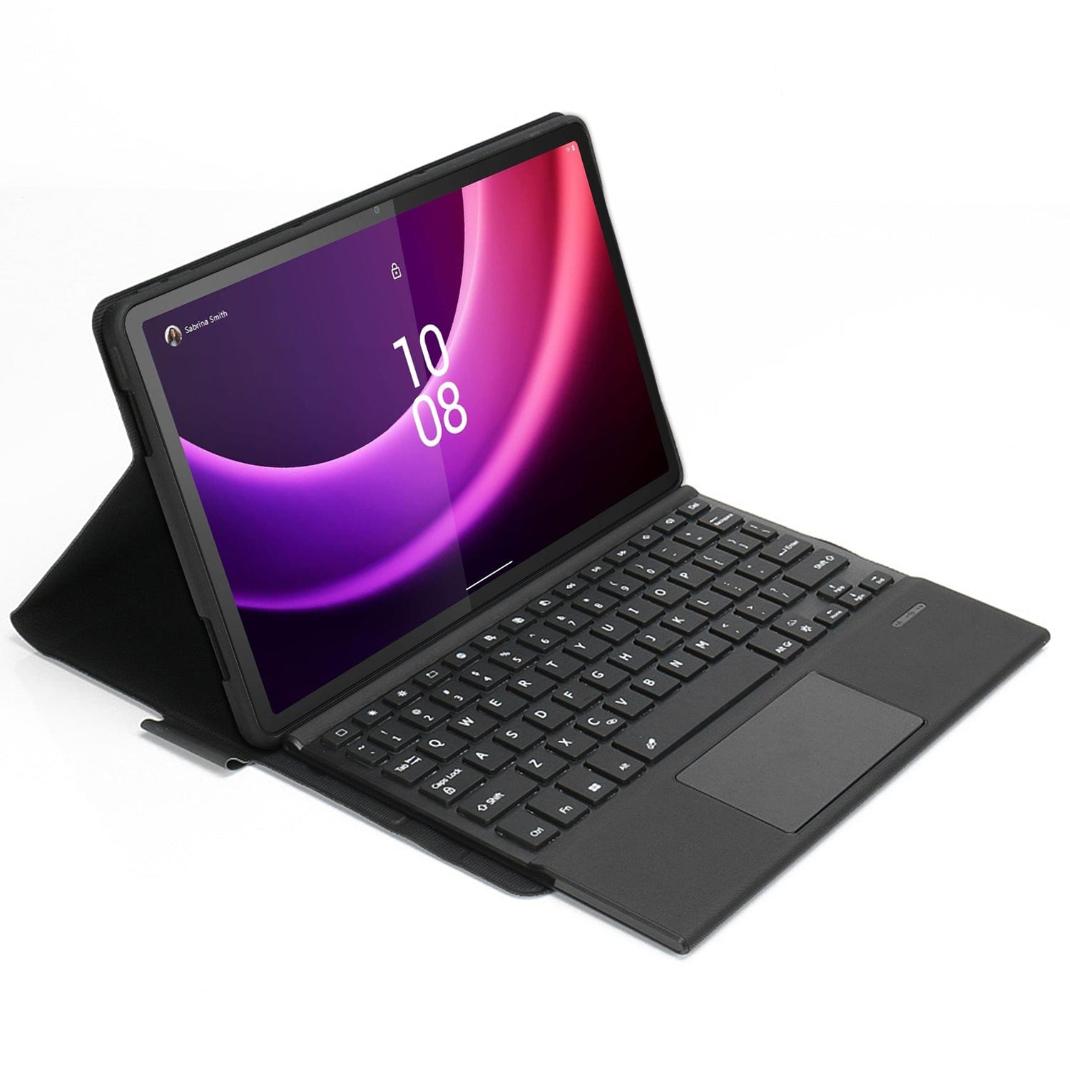 SaharaCase - Keyboard Case with Mouse Pad for Lenovo Tab P11 - Black
