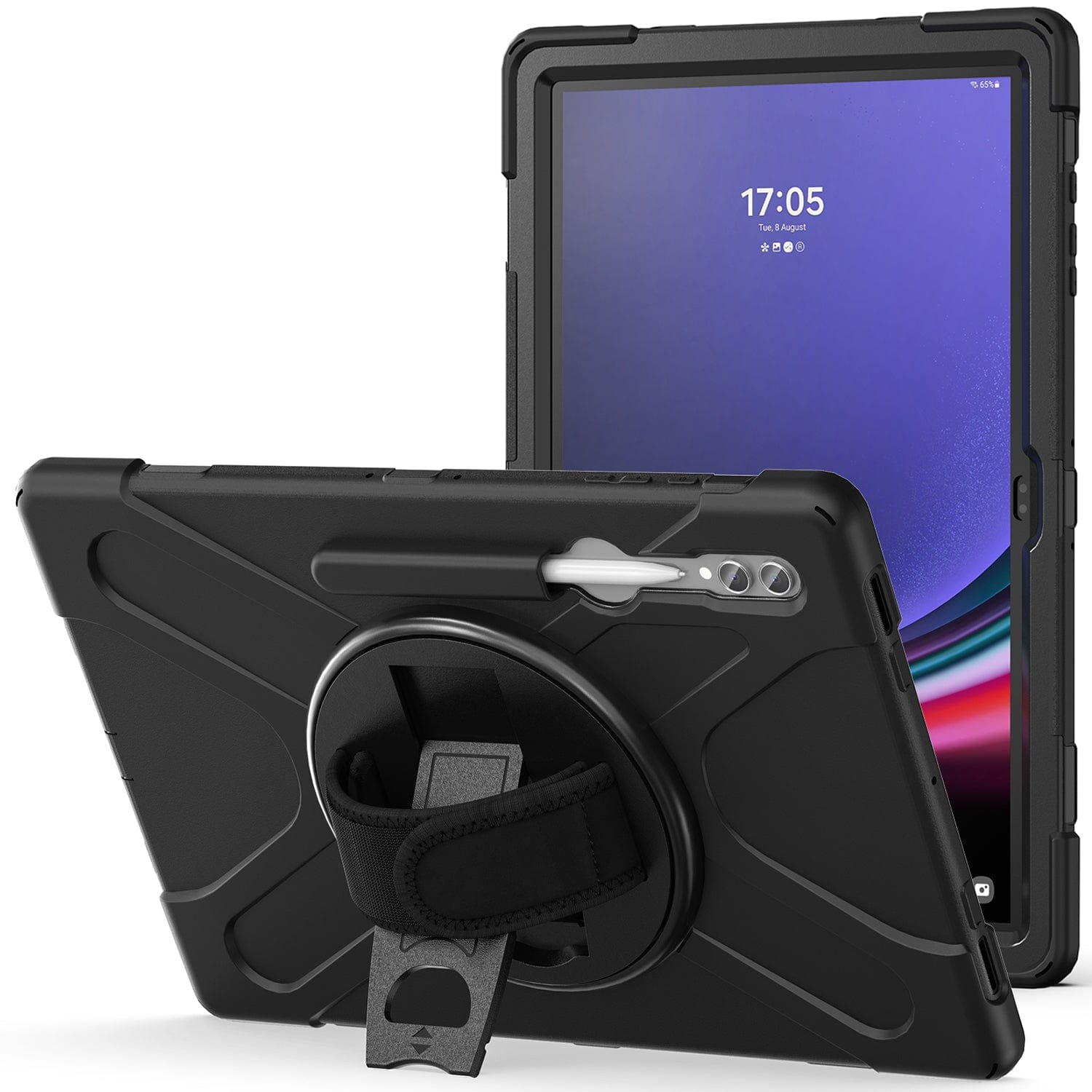 SaharaCase - Defense-X Series Case for Samsung Galaxy Tab S9 Ultra and Tab S8 Ultra - Black