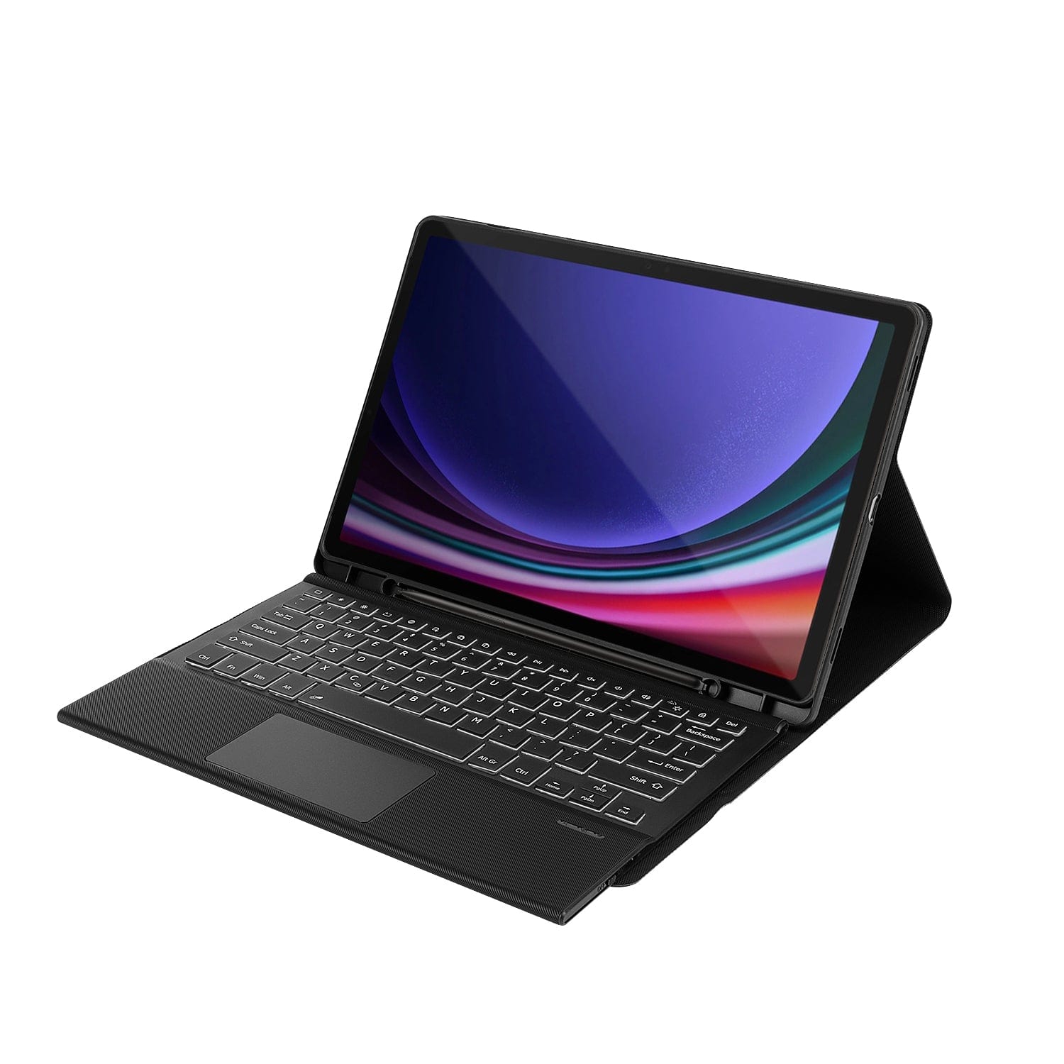 SaharaCase - Keyboard Case with TrackPad for Samsung Galaxy Tab S9 - Black