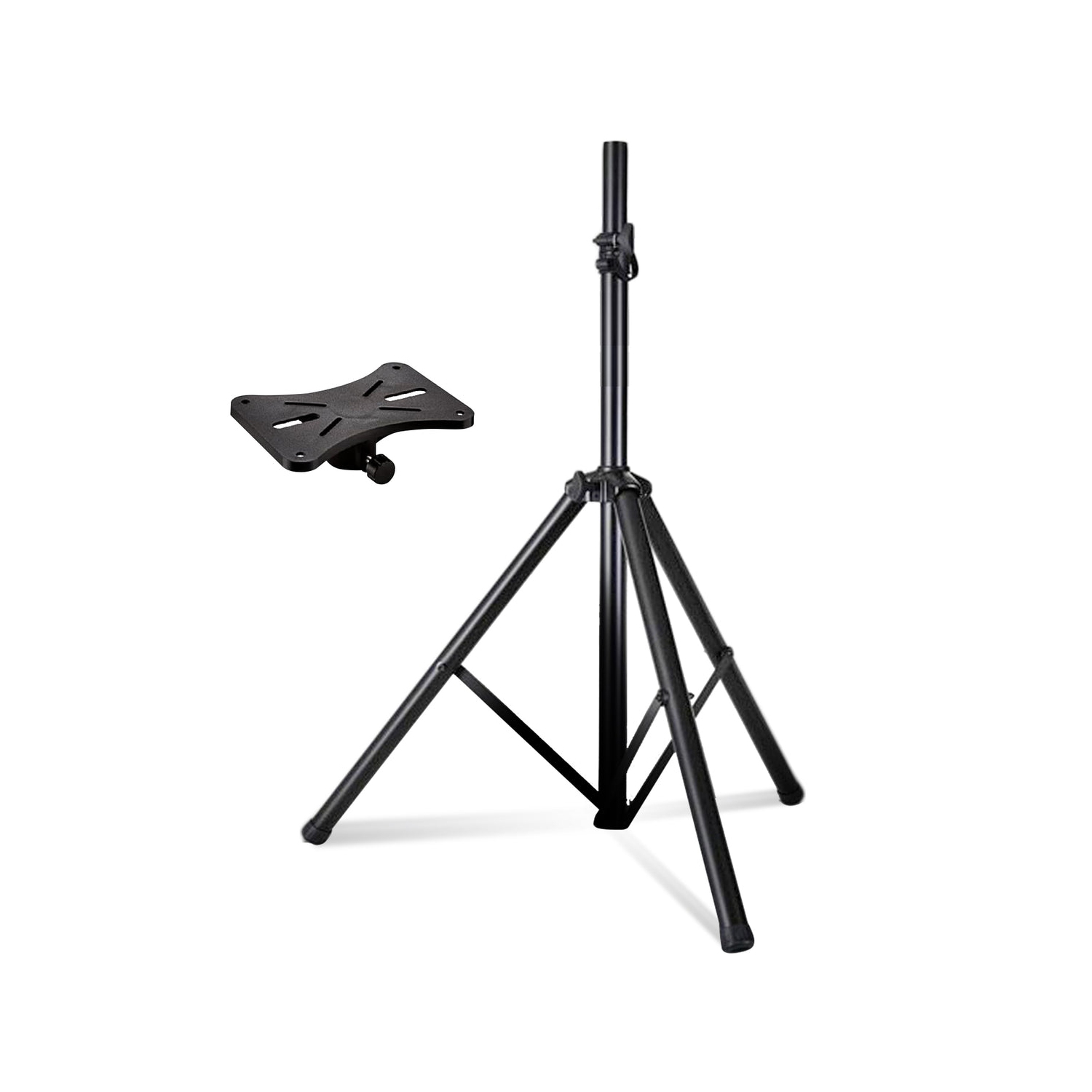 5 Core Speakers Stands 1 Piece Black Height Adjustable Tripod PA Monitor Holder for Large Speakers DJ Stand Para Bocinas - SS ECO 1PK BLK WoB